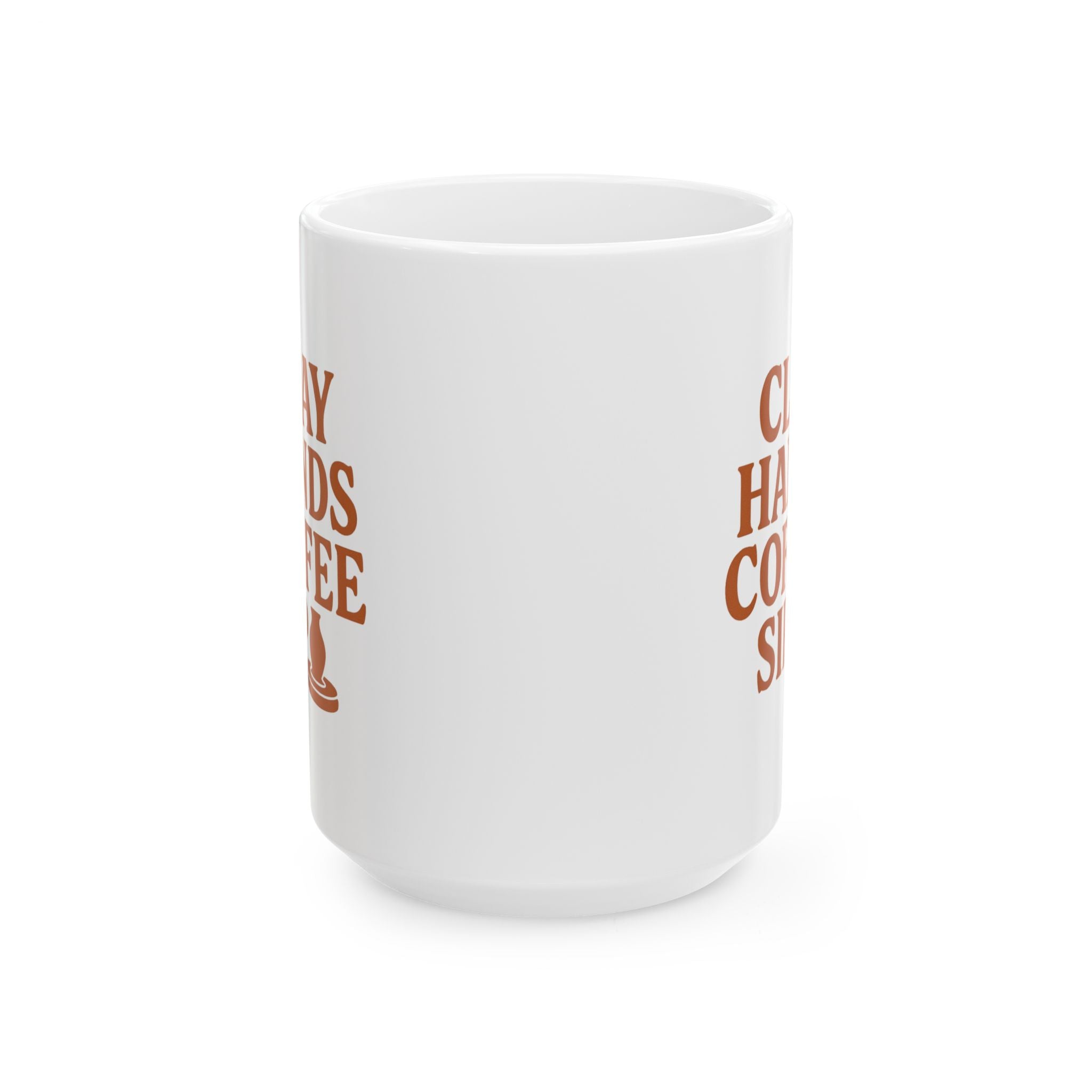 Pottery Maker Clay Hands Coffee Sip Coffee Mug | Coffee Lover Gift | Ceramic Mug