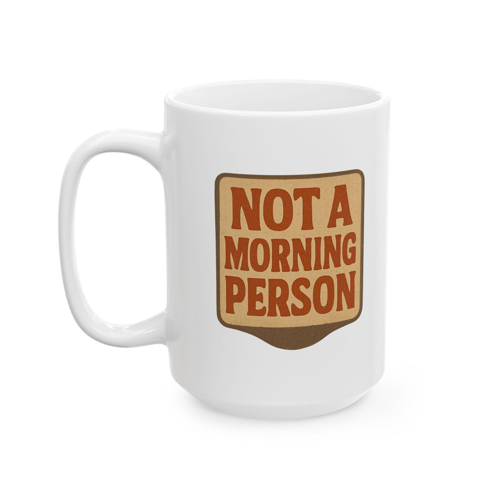 Mornings Should Start At Noon Coffee Mug | Funny Not Morning Person Gift | Ceramic Mug