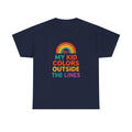 Autism Parent My Kid Colors Outside The Lines T-Shirt