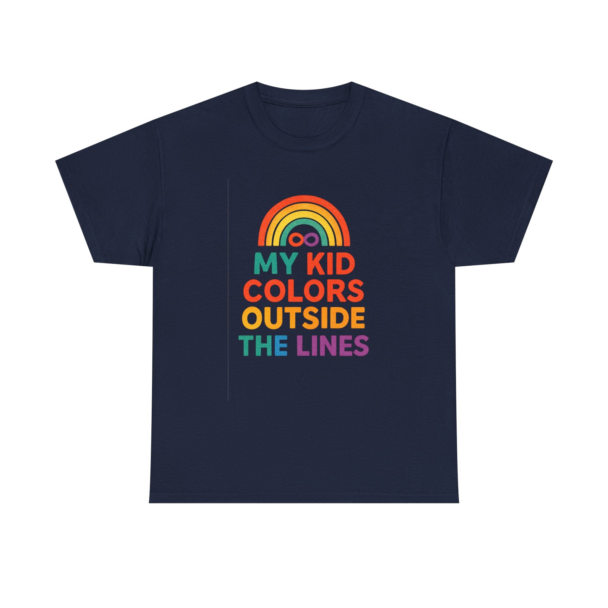 Autism Parent My Kid Colors Outside The Lines T-Shirt
