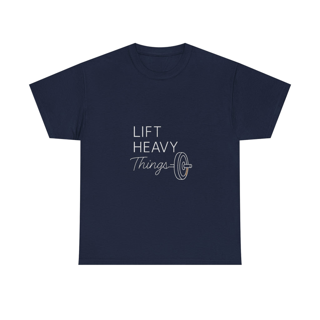 Lift Heavy Things It Helps T-Shirt | Weightlifting Gift | Graphic Tee