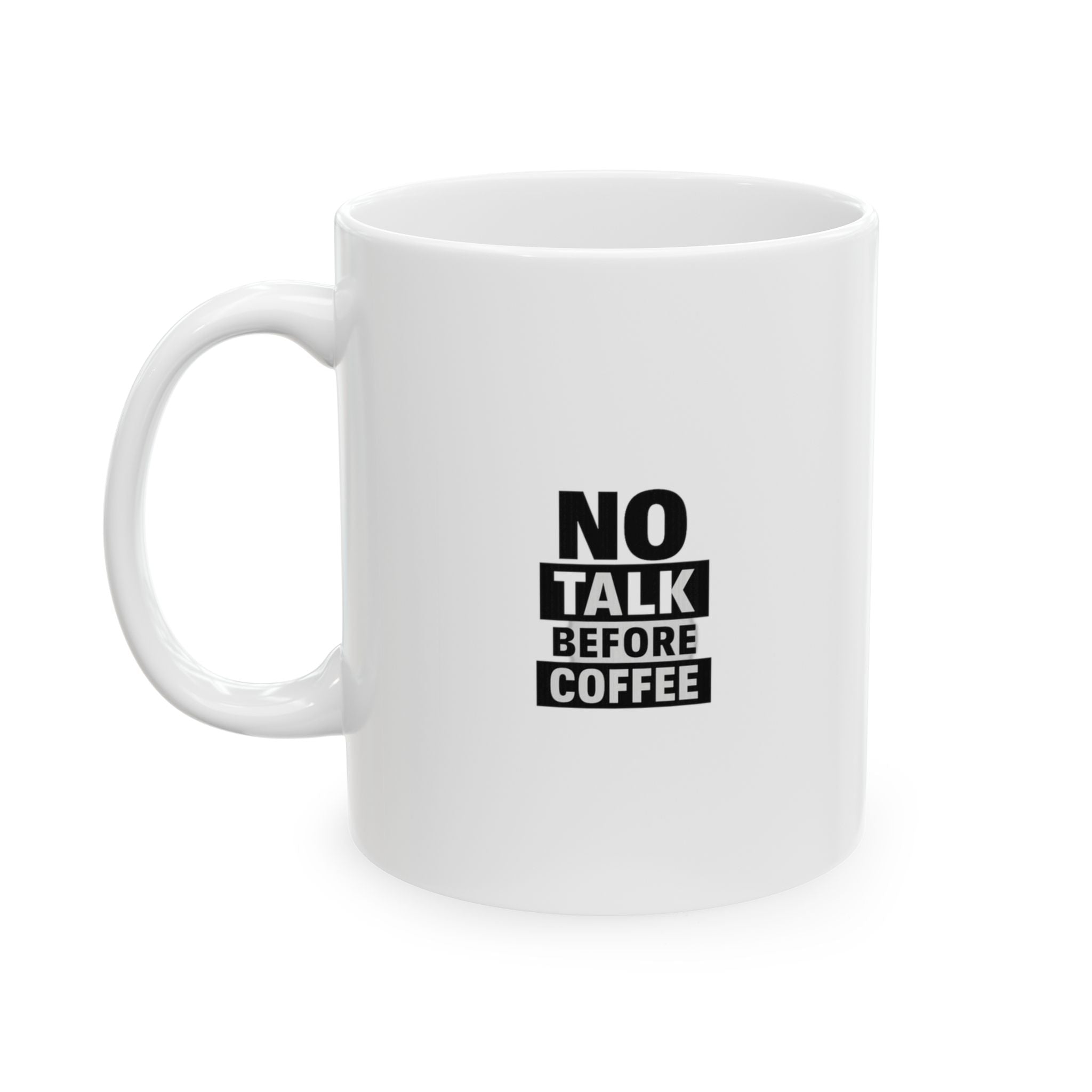Quiet Hours Until Coffee Kicks In Coffee Mug | Funny Morning Person Gift | Ceramic Mug