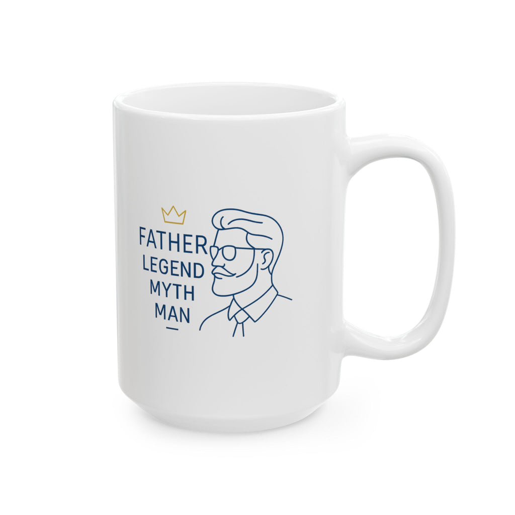 Father Powered By Love And Coffee Coffee Mug | Father Gift | Ceramic Mug