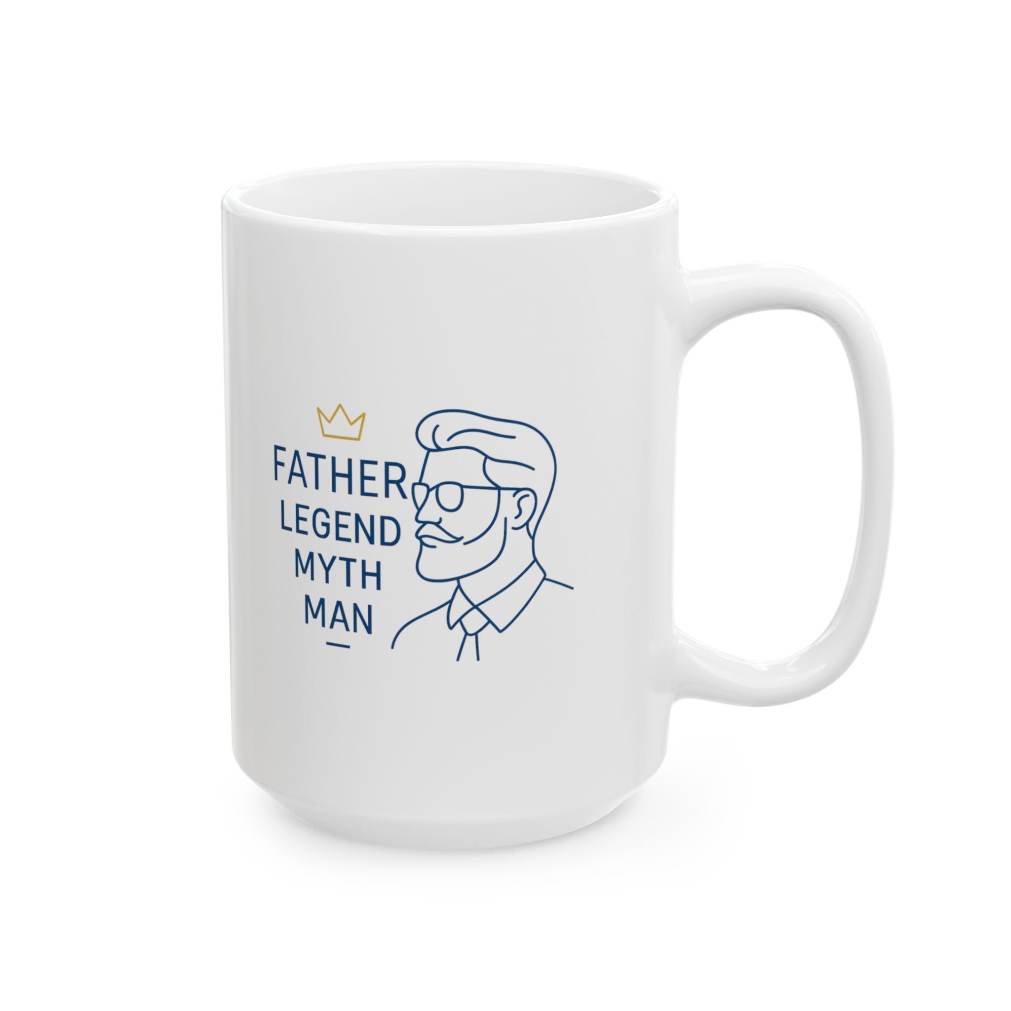 Father Powered By Love And Coffee Coffee Mug | Father Gift | Ceramic Mug