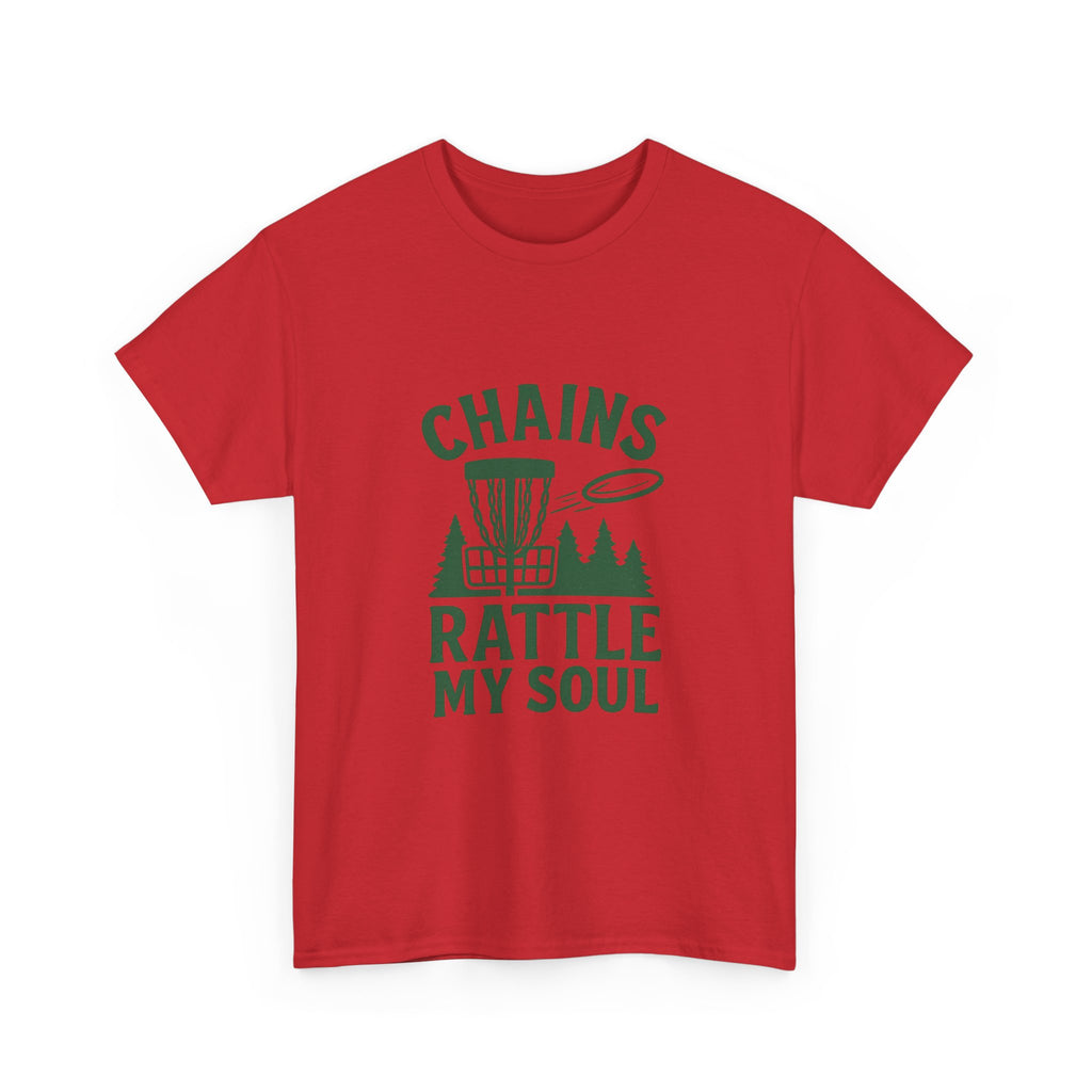 Disc Golfer Chains Rattle My Soul T-Shirt | Unique Gift | Graphic Tee