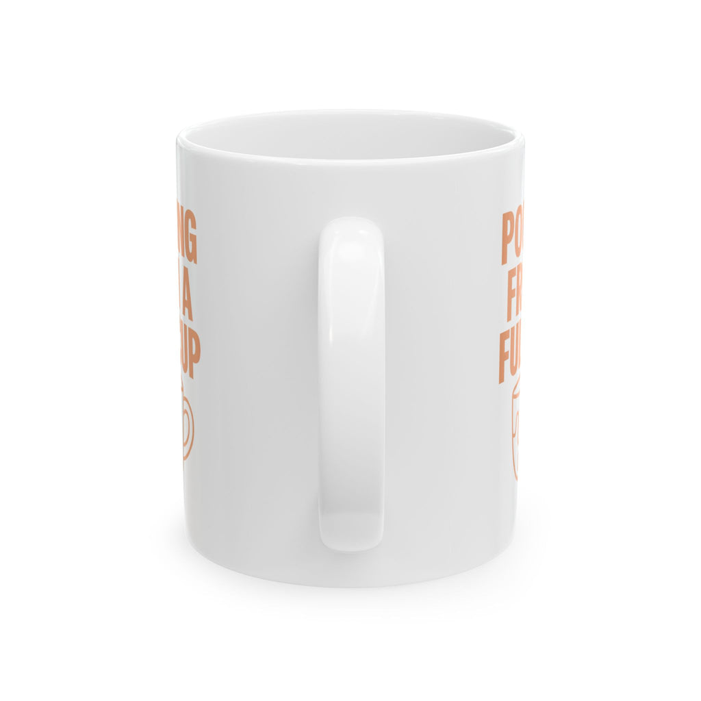Mental Health Counselor Pouring From Full Cup Coffee Mug | Unique Gift | Ceramic Mug