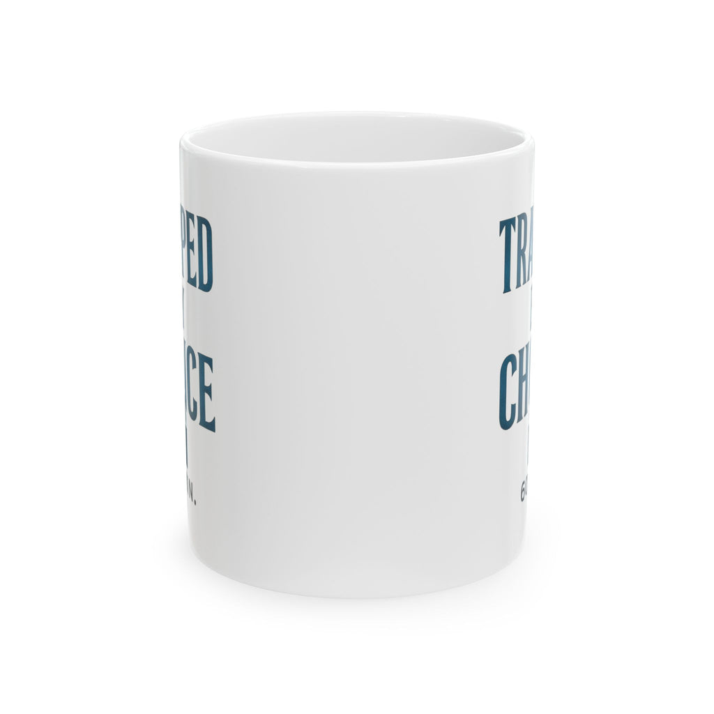 Escape Room Addict Trapped By Choice Coffee Mug | Unique Gift | Ceramic Mug
