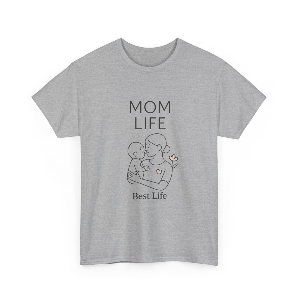 Mom Life Best Life Period T-Shirt | Mom Humor Gift | Graphic Tee