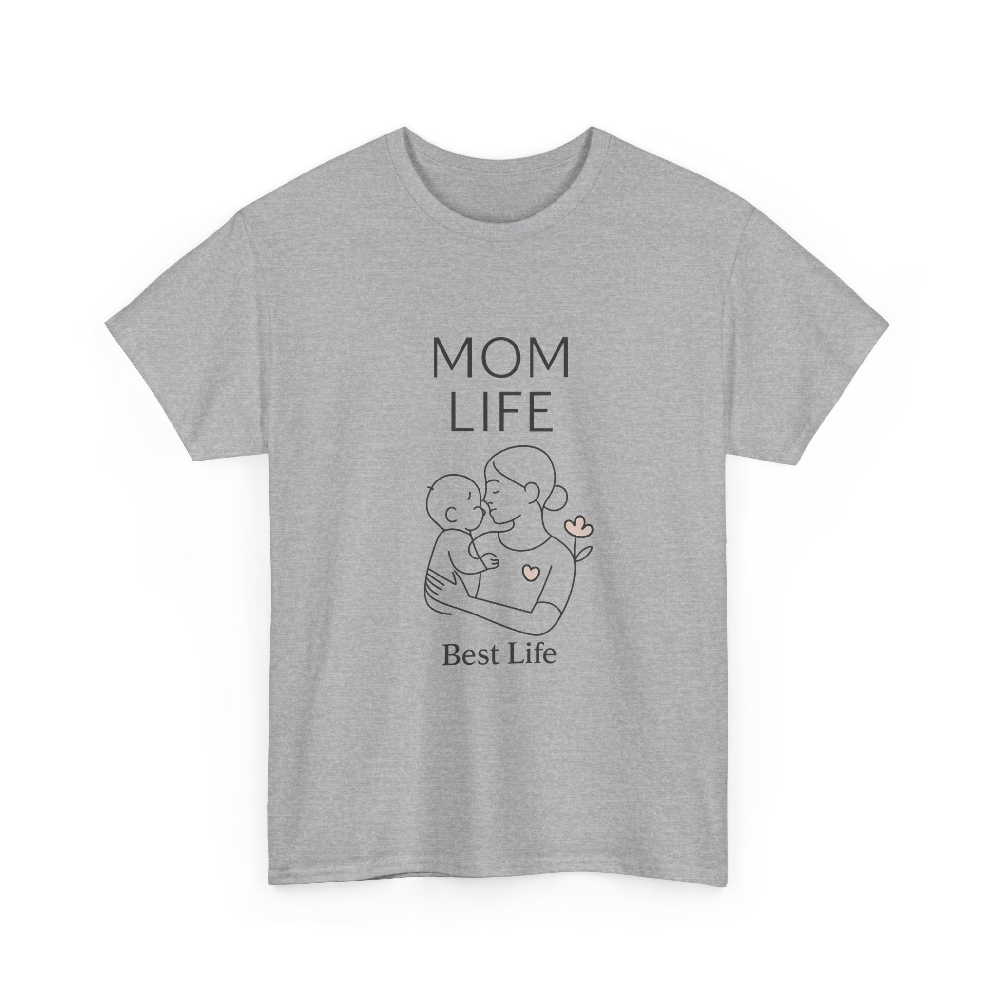 Mom Life Best Life Period T-Shirt | Mom Humor Gift | Graphic Tee