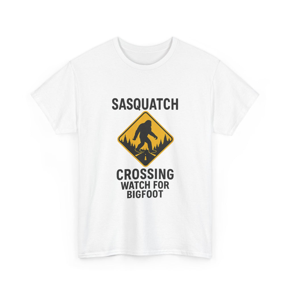 Sasquatch Crossing Watch For Bigfoot T-Shirt | Unique Gift | Graphic Tee