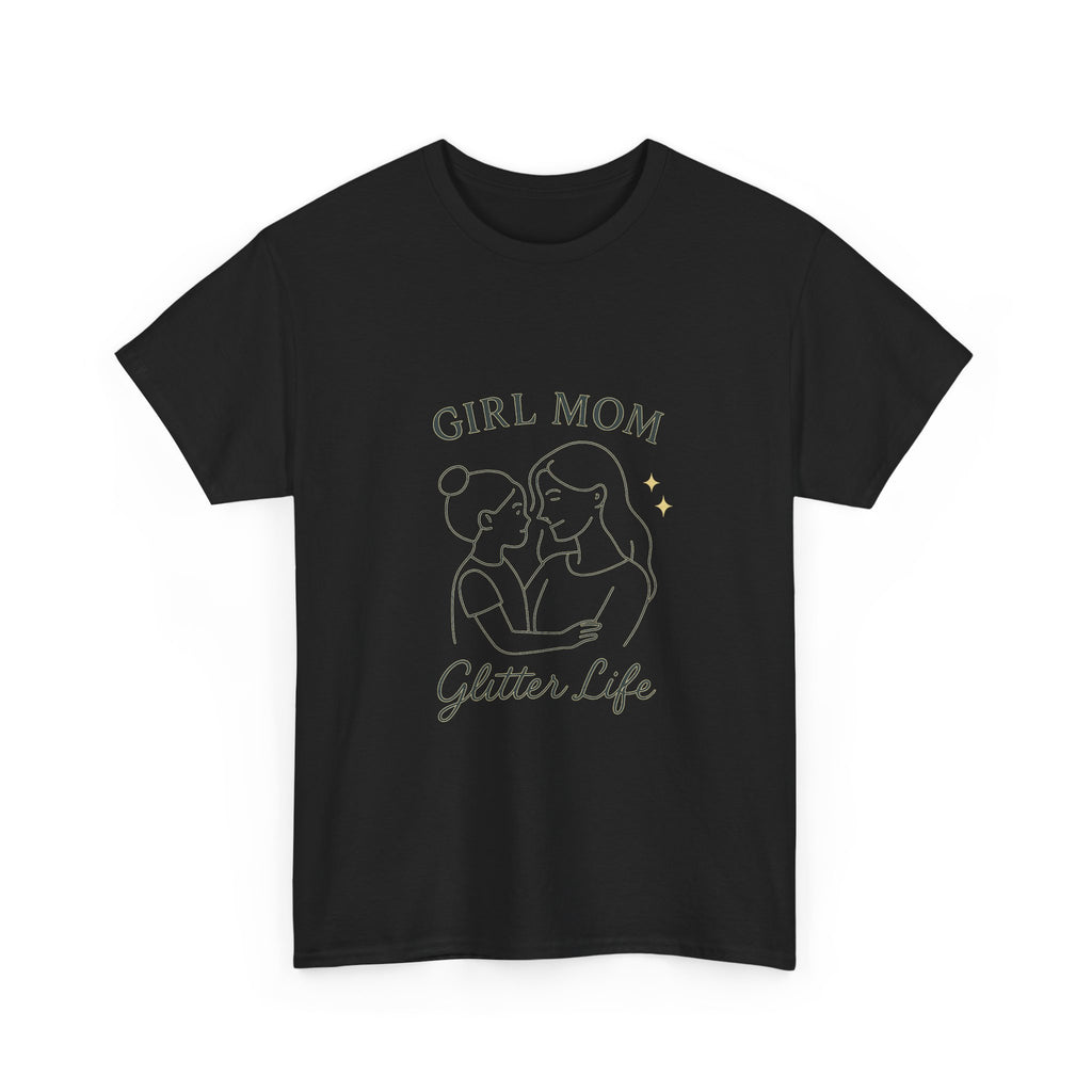 Girl Mom Hair Bows And Chaos T-Shirt | Funny Girl Mom Gift | Graphic Tee