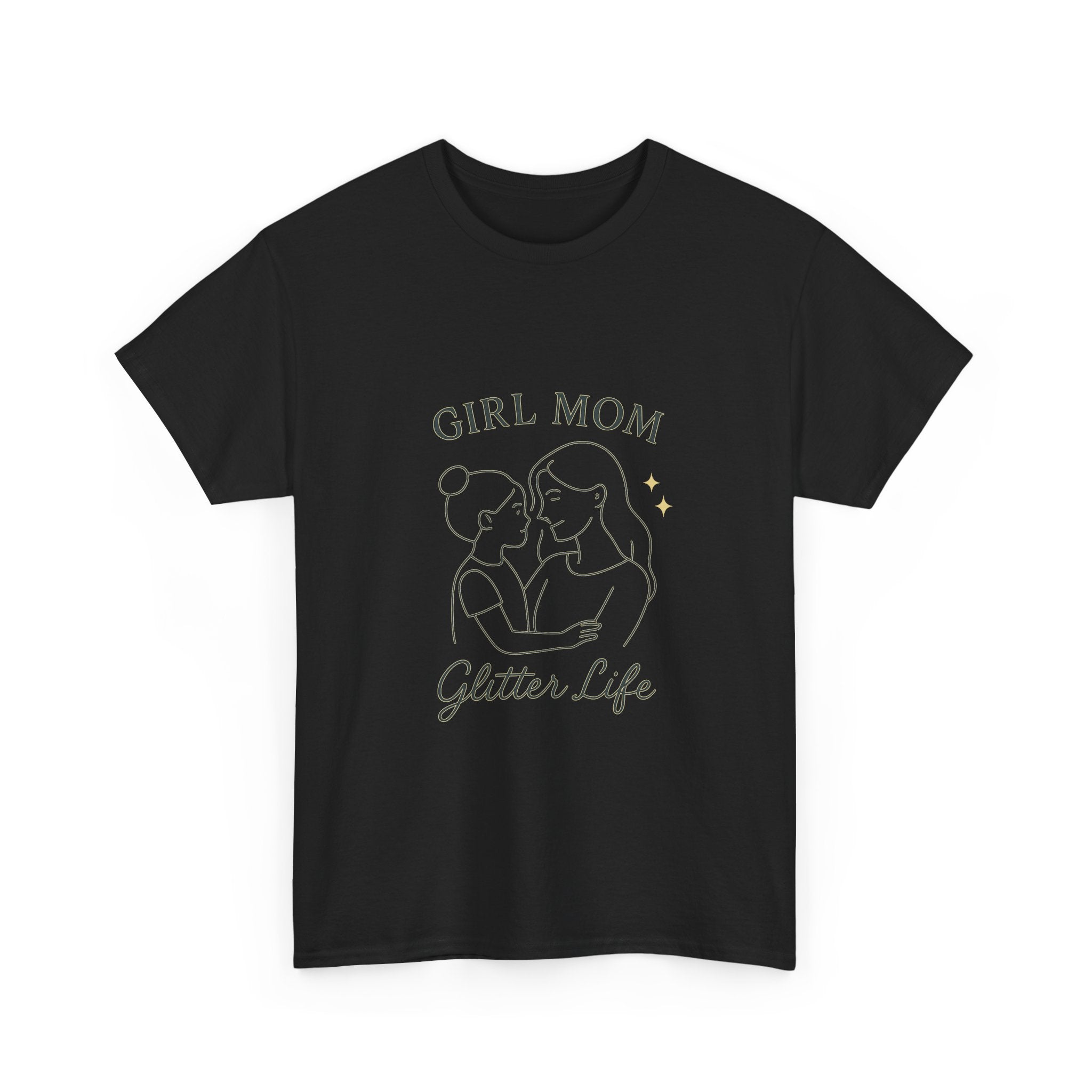 Girl Mom Hair Bows And Chaos T-Shirt | Funny Girl Mom Gift | Graphic Tee