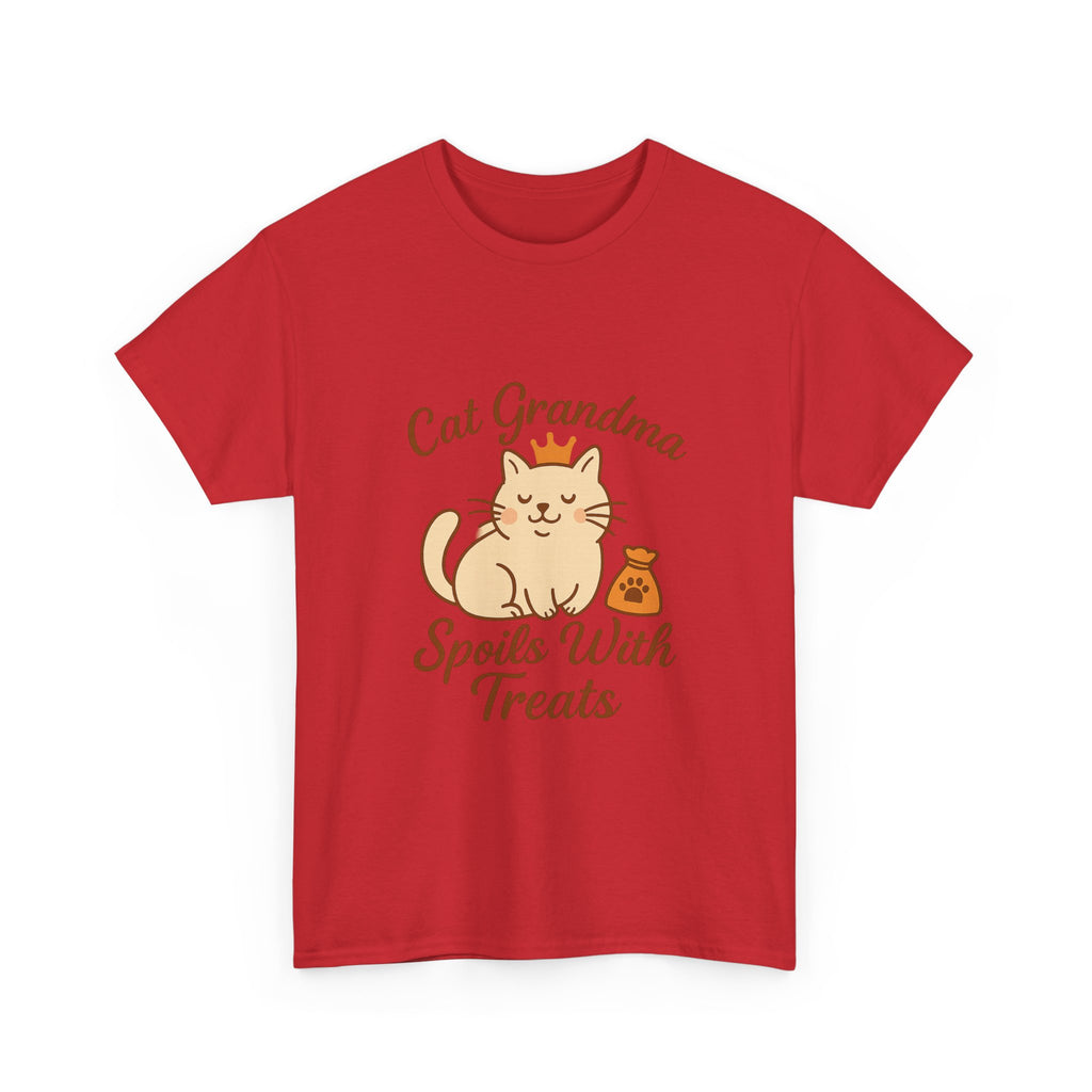 Cat Grandma Spoils With Treats T-Shirt | Cat Lover Gift | Graphic Tee