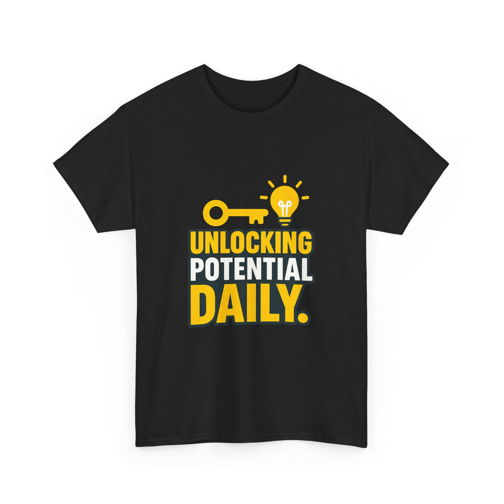 Tutor Unlocking Potential Daily T-Shirt | Unique Gift | Graphic Tee