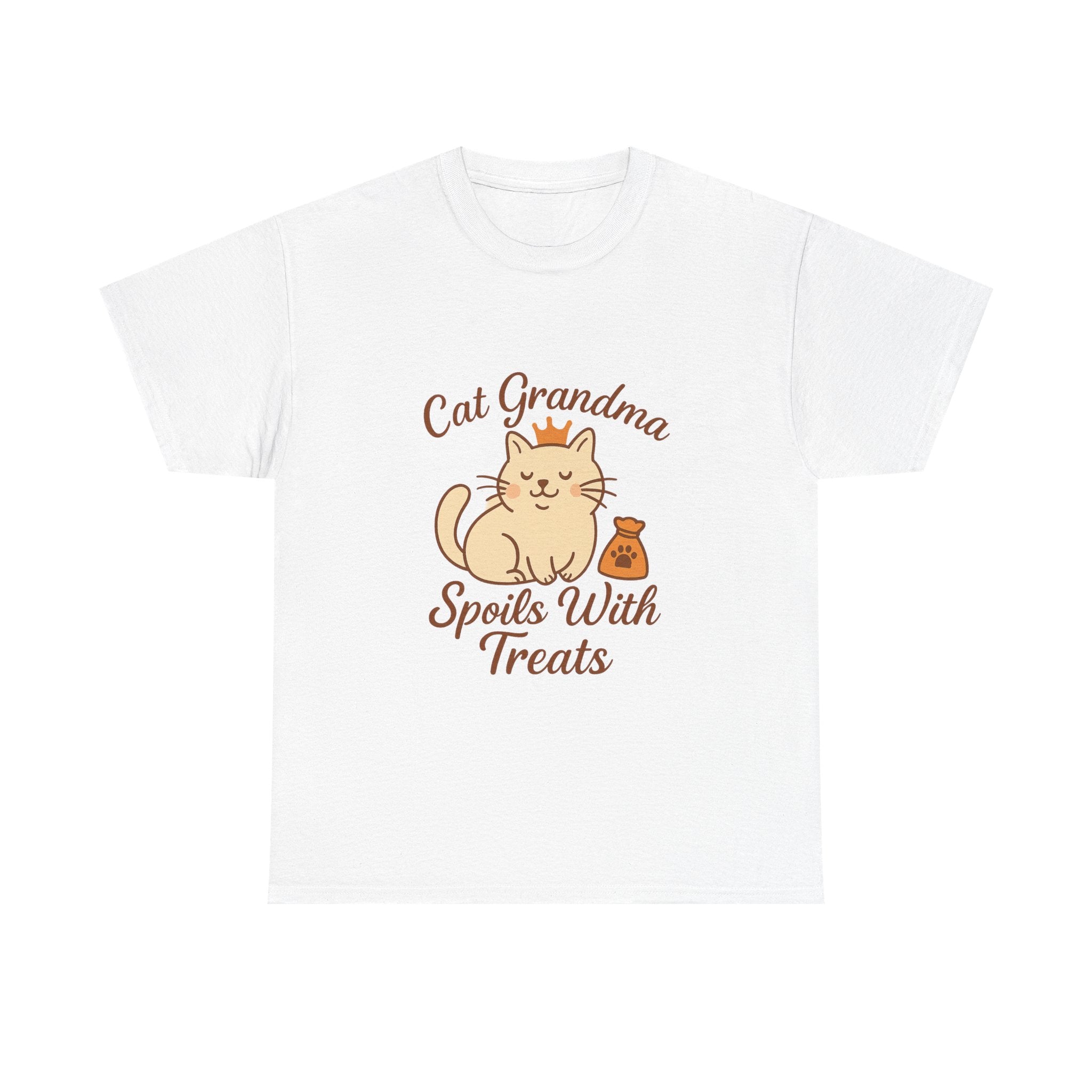 Cat Grandma Spoils With Treats T-Shirt | Cat Lover Gift | Graphic Tee