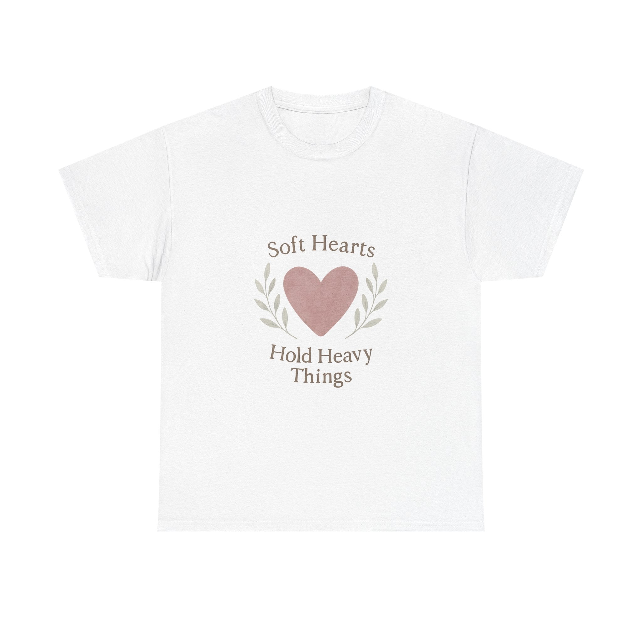 Grief Support Soft Hearts Hold Heavy Things T-Shirt