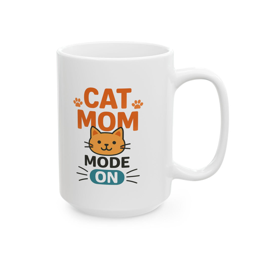 Cat Mom Life Coffee Mug | Cat Lover Gift | Ceramic Mug