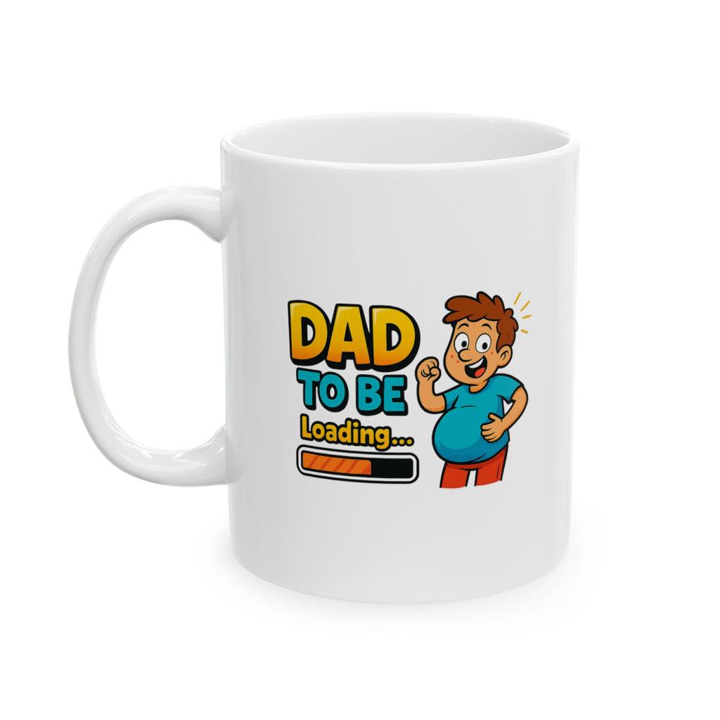 Future Dad Leveling Up Coffee Mug | Expecting Father Gift | Ceramic Mug