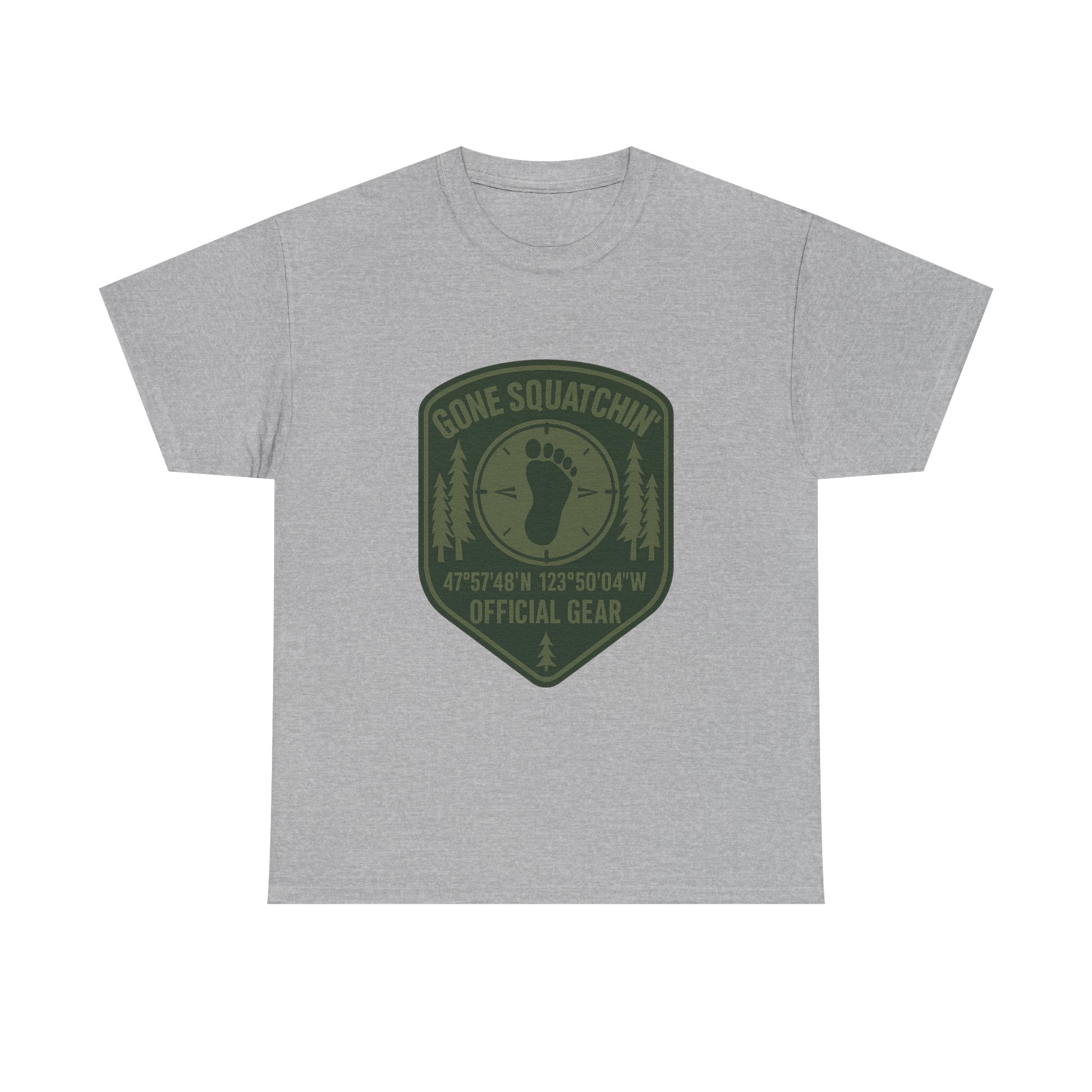 Gone Squatchin Official Gear T-Shirt | Unique Gift | Graphic Tee