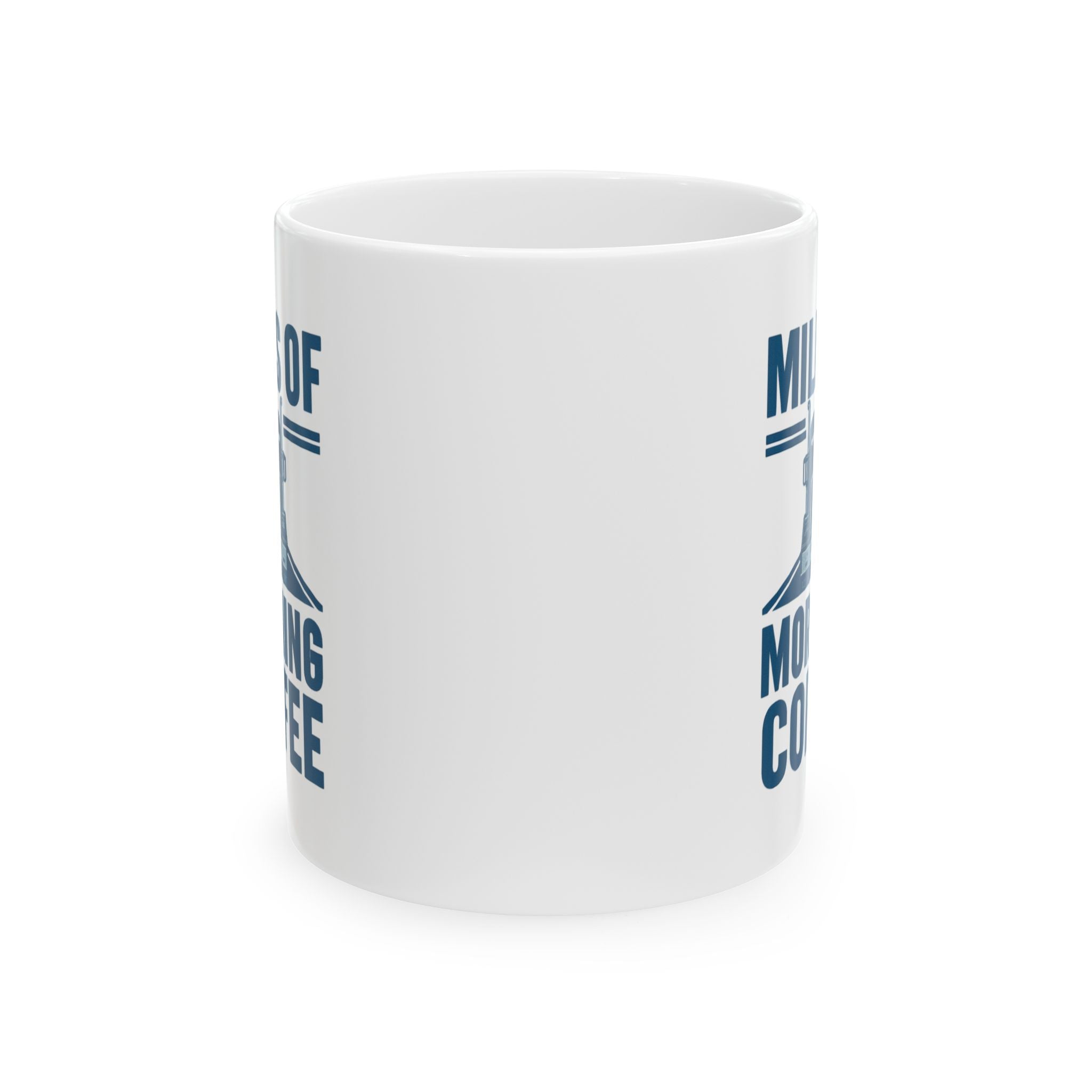 Truck Driver Miles Of Freedom Morning Coffee Coffee Mug | Coffee Lover Gift | Ceramic Mug