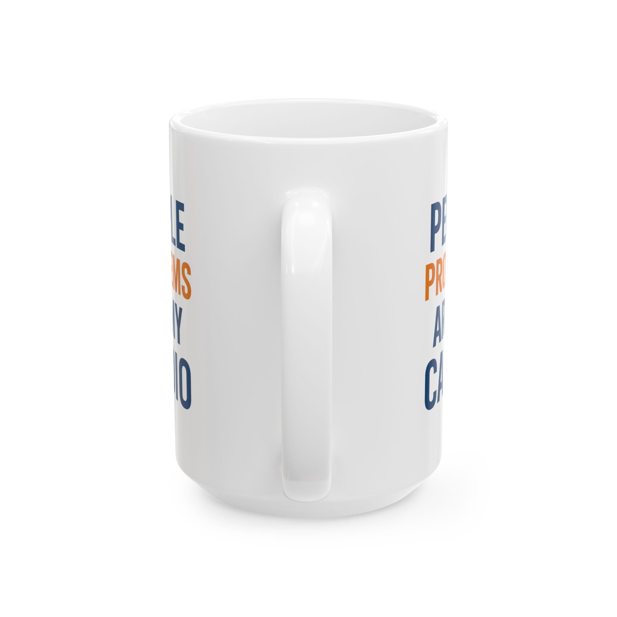 HR Manager People Problems Are My Cardio Coffee Mug | Unique Gift | Ceramic Mug