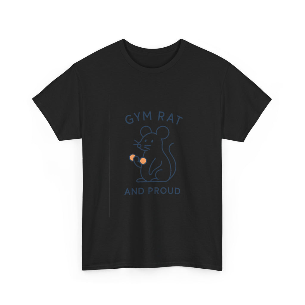 Gym Rat Powered By Pre-Workout T-Shirt | Funny Gym Gift | Graphic Tee