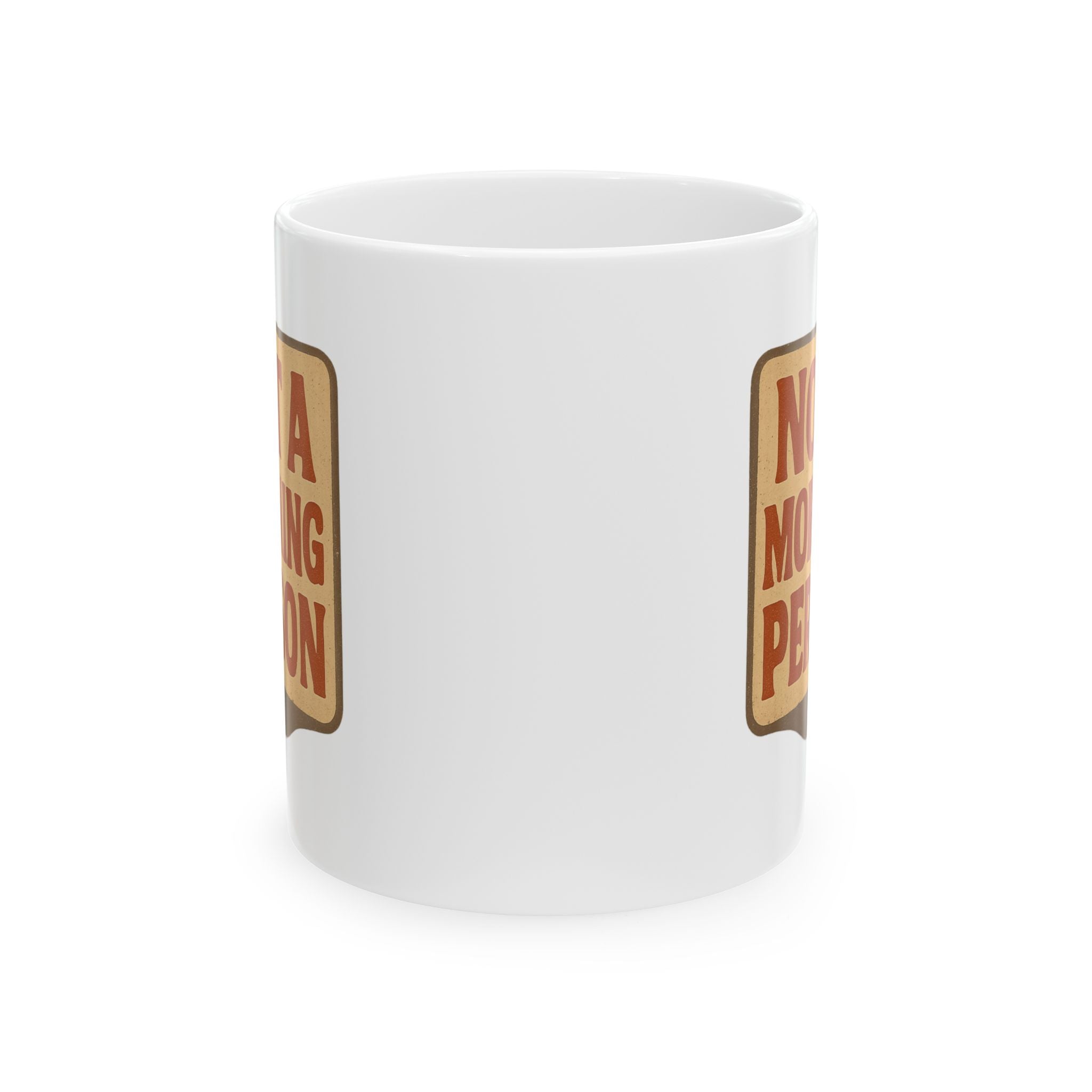 Mornings Should Start At Noon Coffee Mug | Funny Not Morning Person Gift | Ceramic Mug