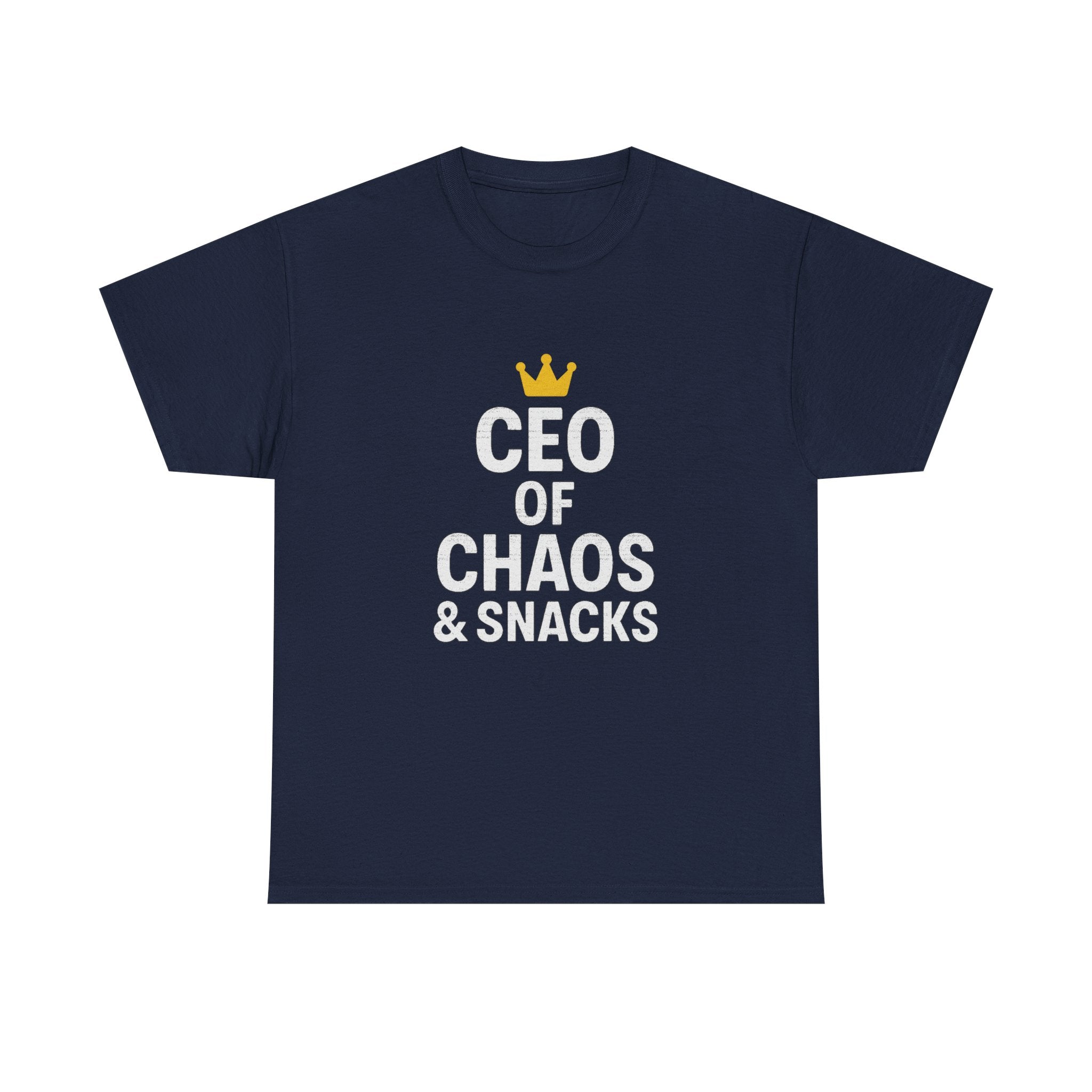 Stay At Home Dad CEO Of Chaos And Snacks T-Shirt | Gift for Dad | Graphic Tee