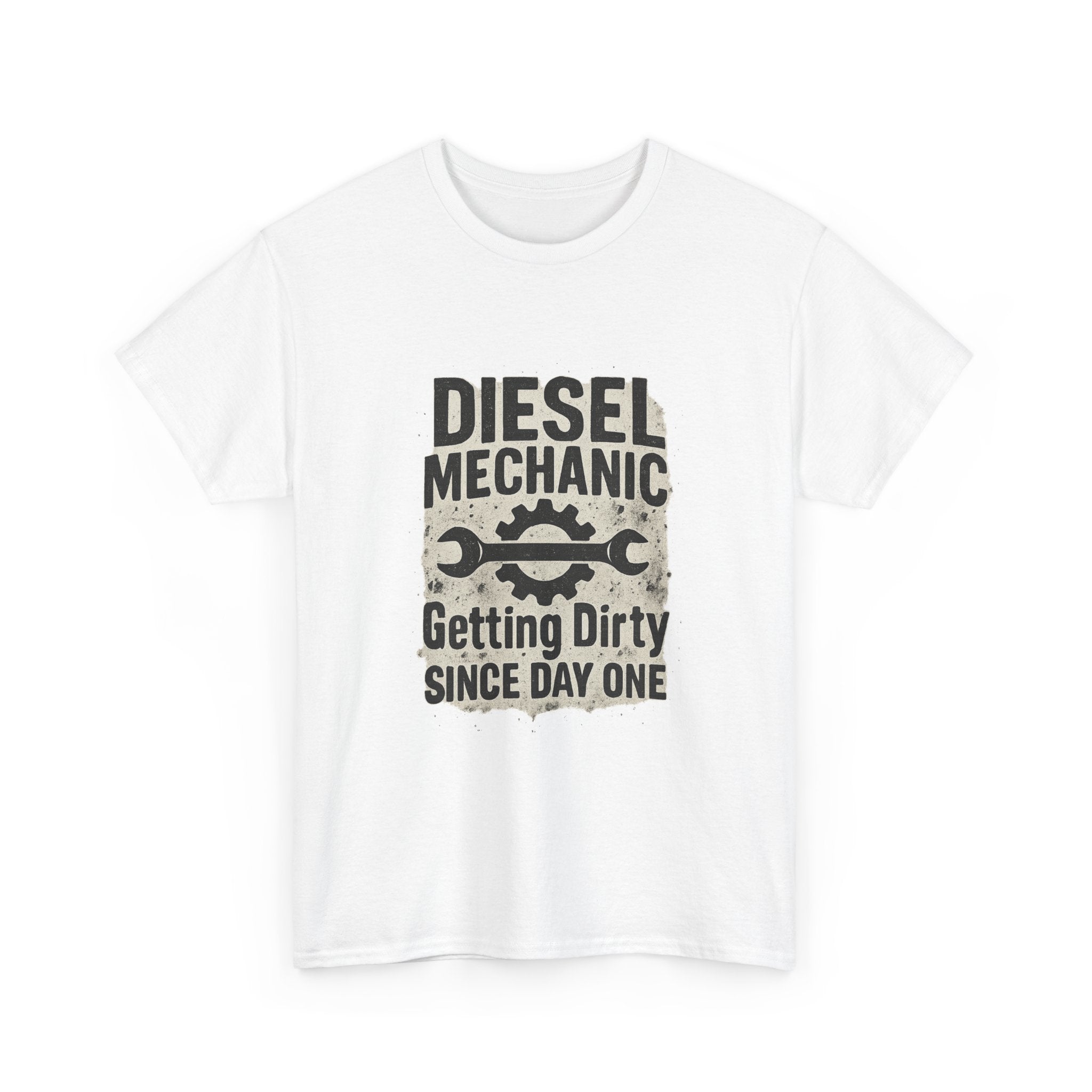 Diesel Mechanic Getting Dirty Since Day One T-Shirt | Mechanic Gift | Graphic Tee