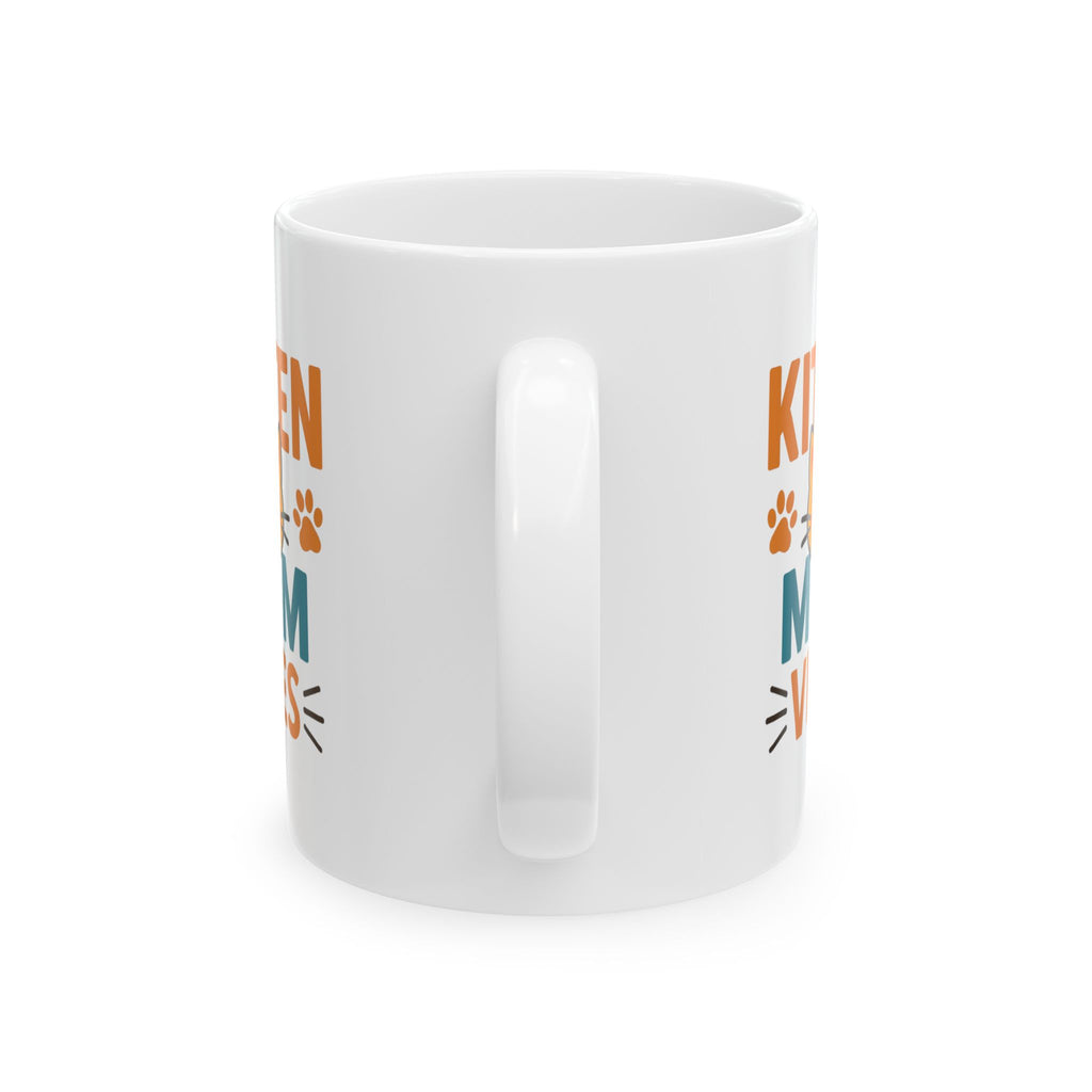 Kitten Mom Life Is Purrfect Coffee Mug | Cat Lover Gift | Ceramic Mug