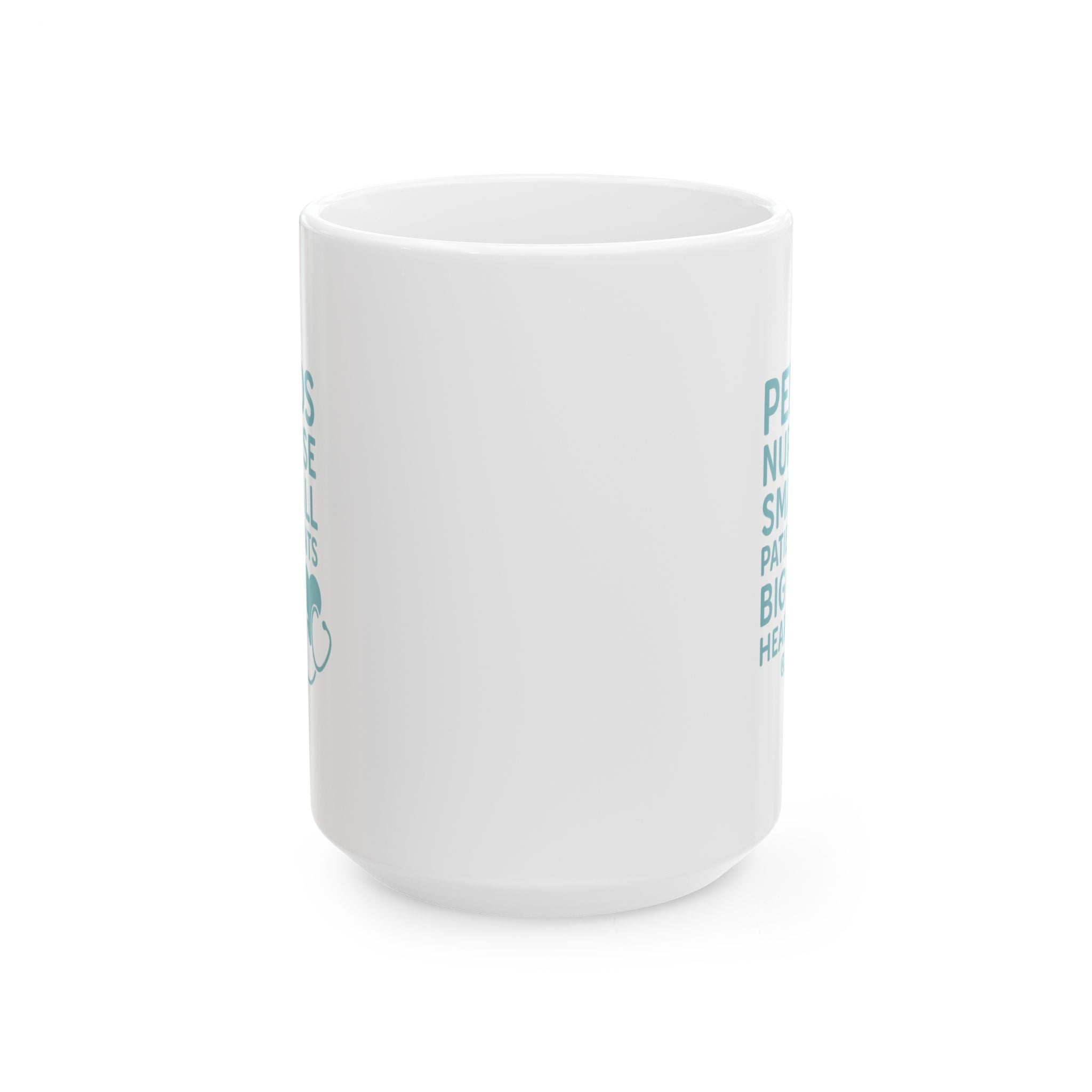 Pediatric Nurse Small Patients Biggest Heroes Coffee Mug | Nurse Gift | Ceramic Mug