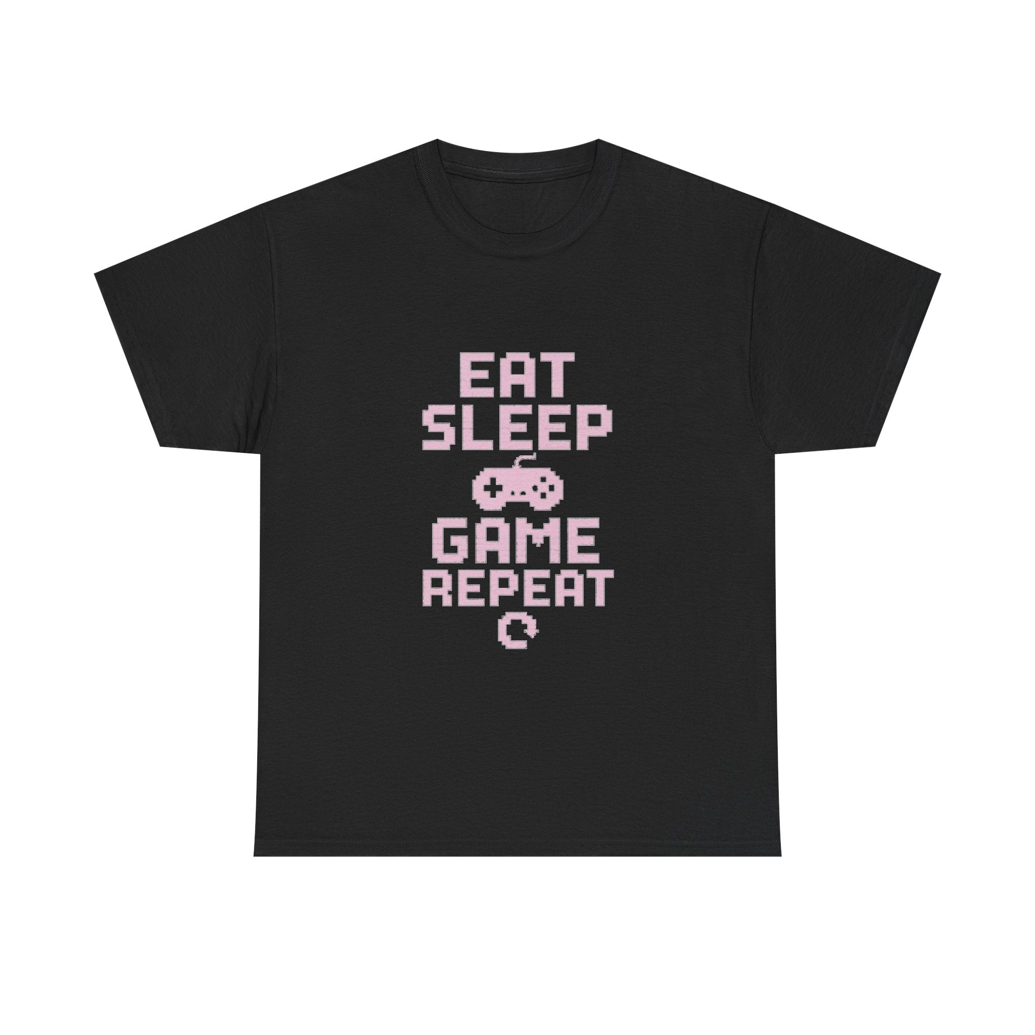 Gamer Eat Sleep Game Repeat T-Shirt | Unique Gift | Graphic Tee