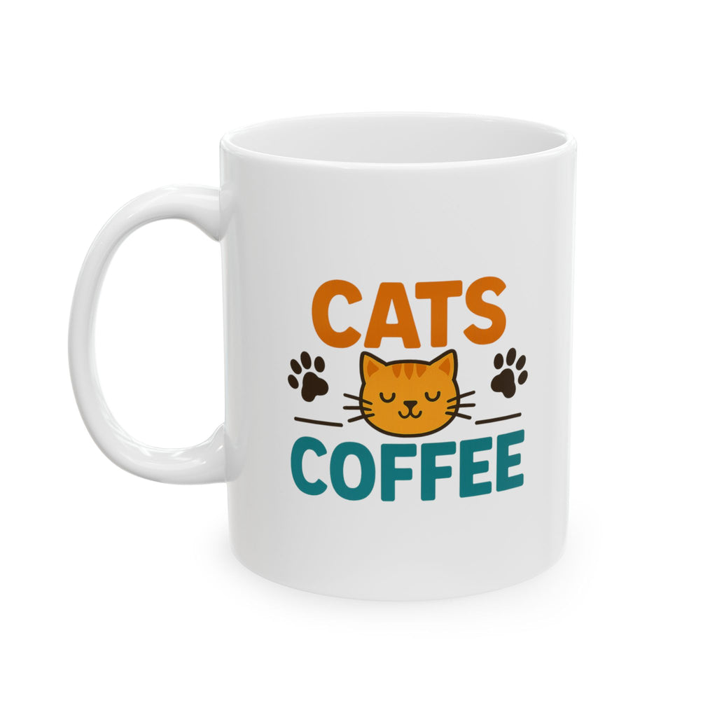 Cats And Coffee That Is All Coffee Mug | Cat Lover Gift | Ceramic Mug