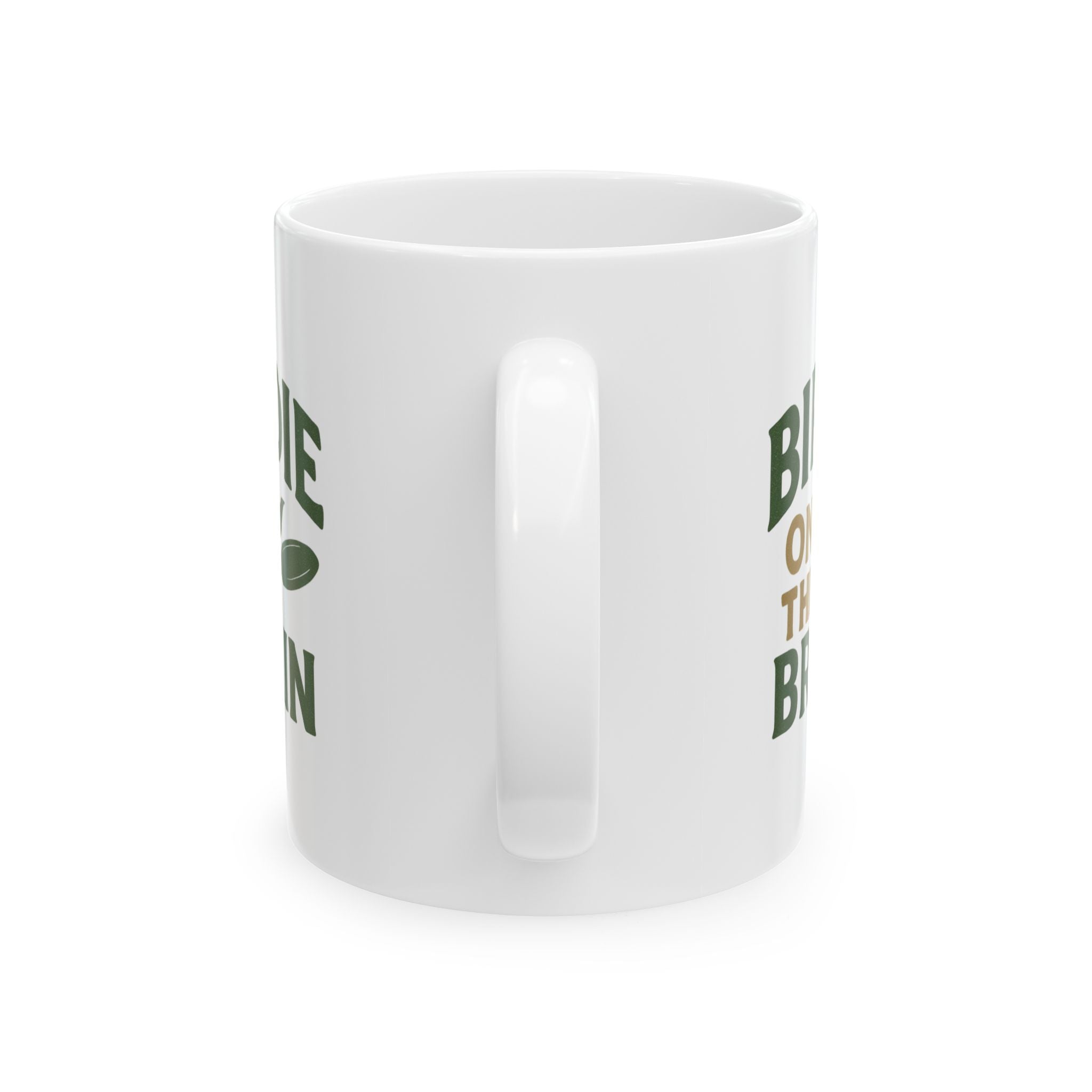 Disc Golfer Birdie On The Brain Coffee In Hand Coffee Mug | Coffee Lover Gift | Ceramic Mug
