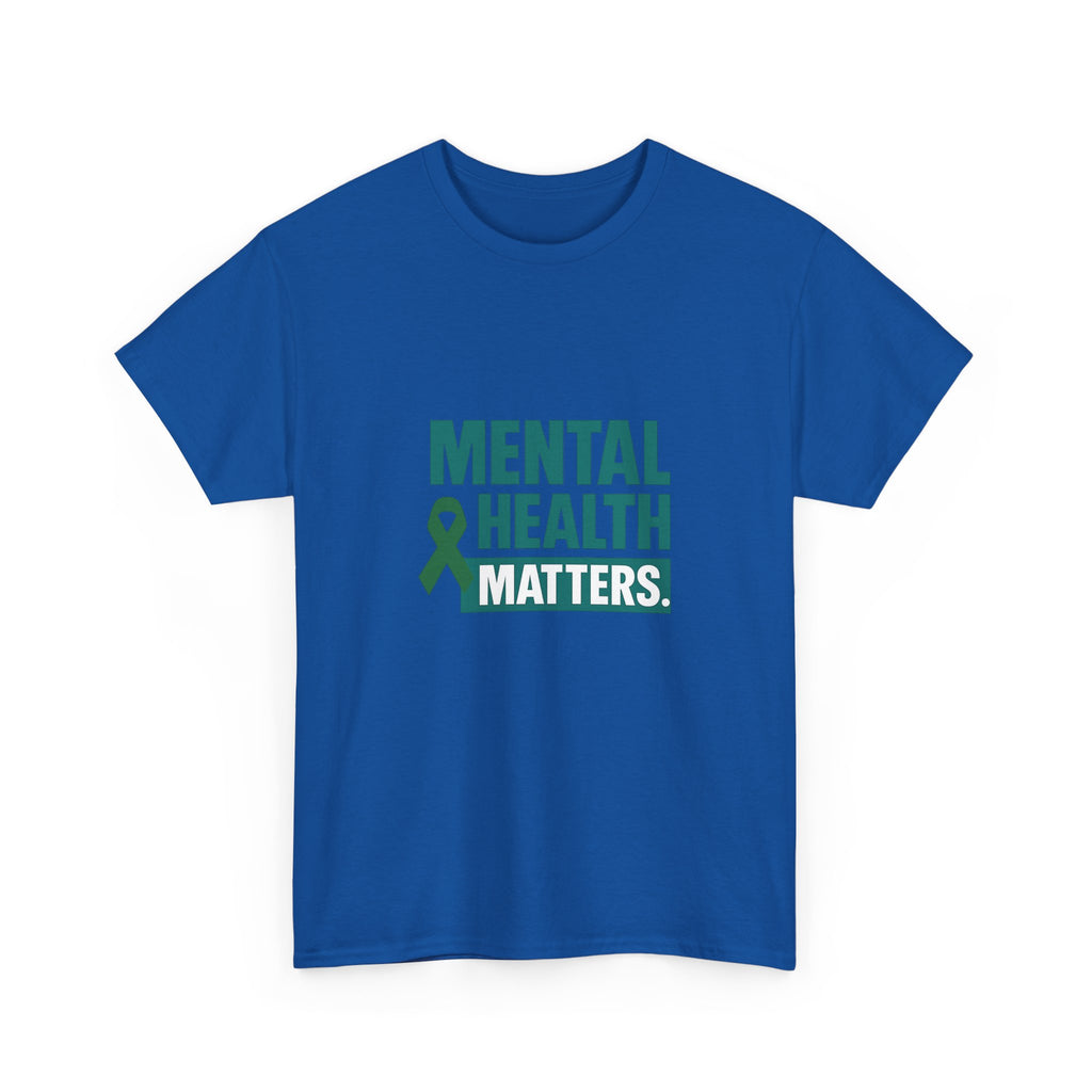 Mental Health Matters Full Stop T-Shirt | Unique Gift | Graphic Tee