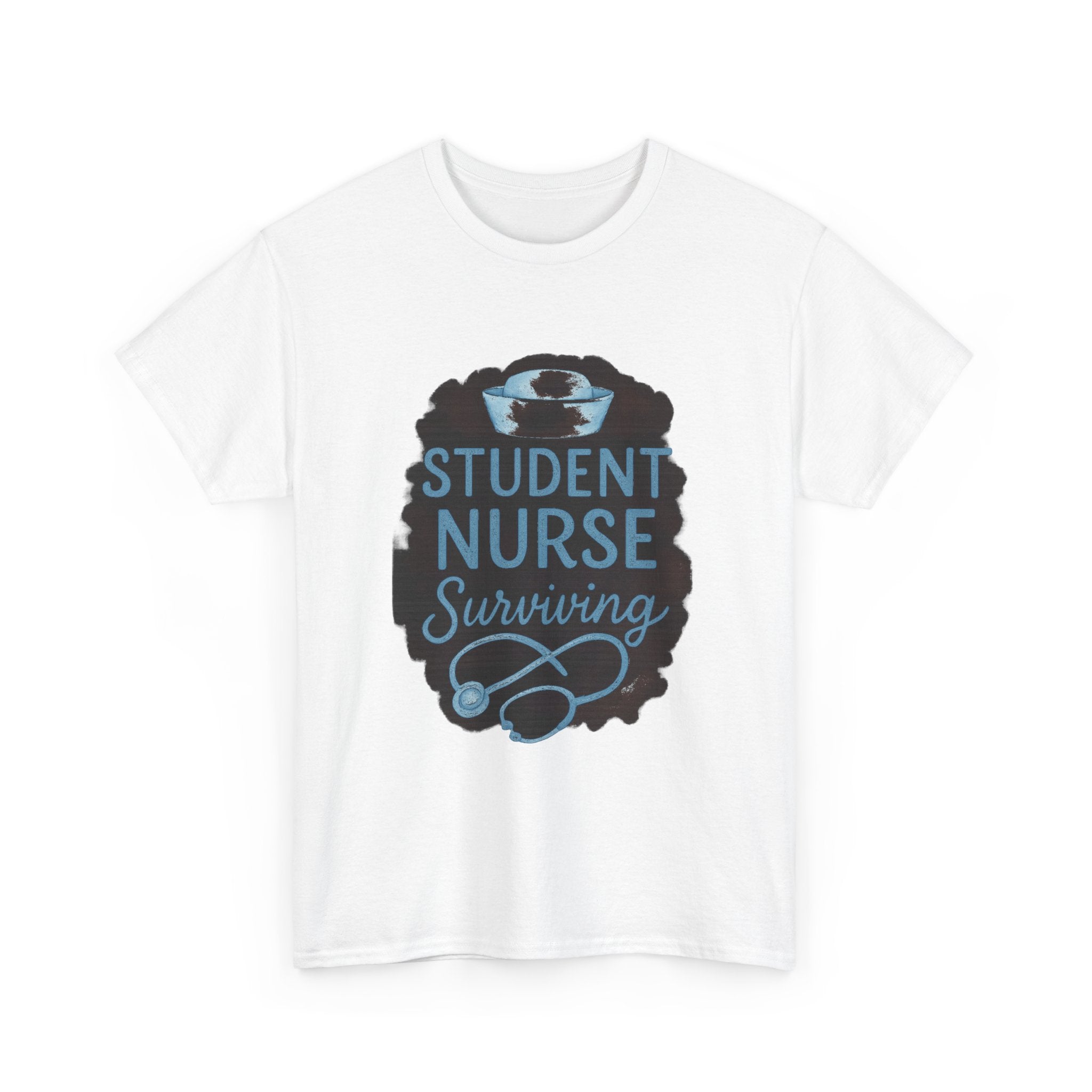 Nursing Student Powered By Caffeine And Textbooks T-Shirt | Nursing Student Gift | Graphic Tee