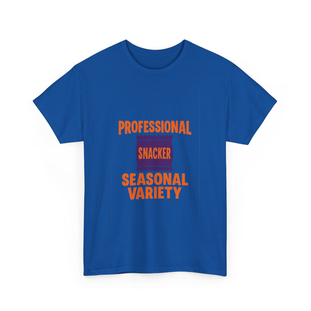 Professional Snacker Seasonal Variety T-Shirt | Unique Gift | Graphic Tee
