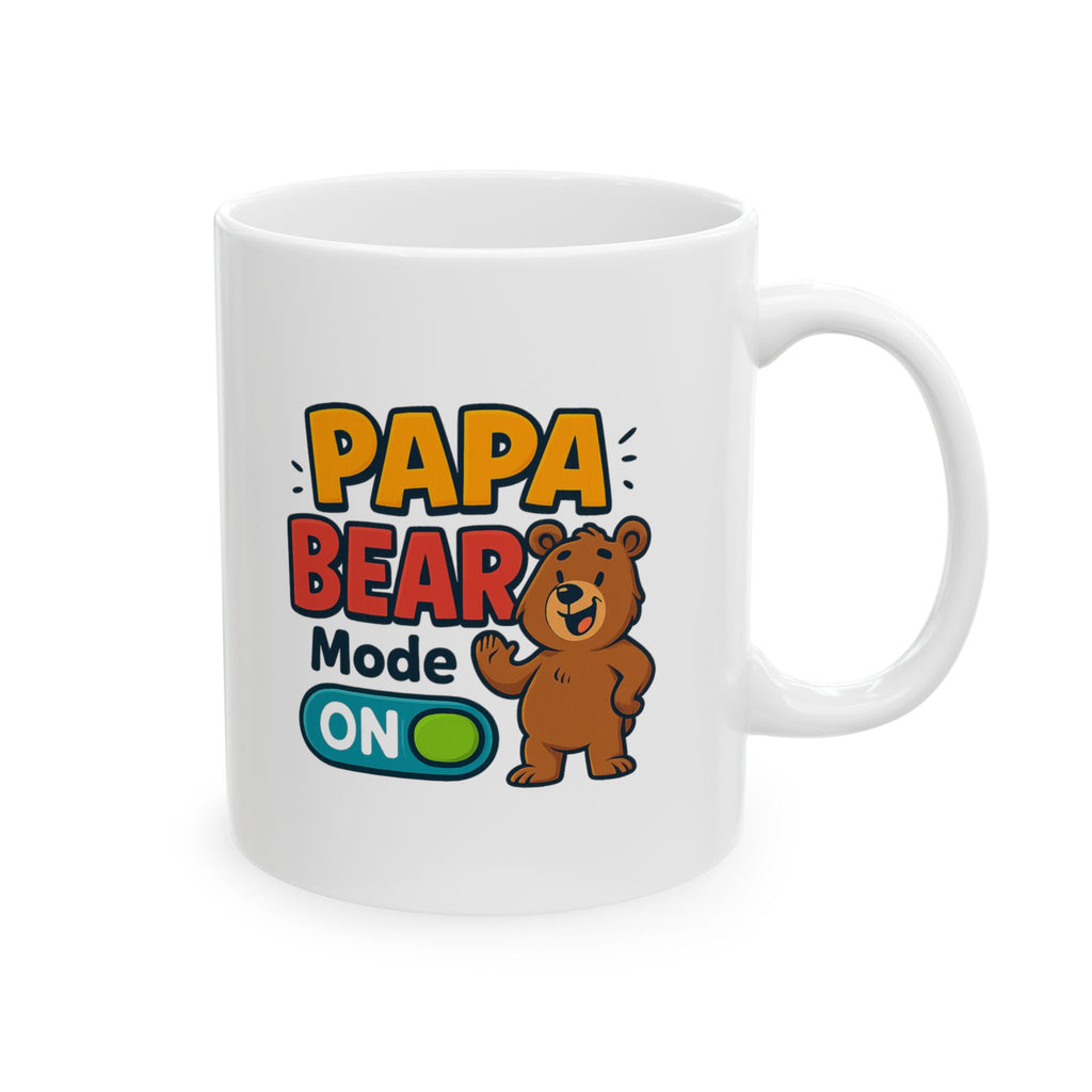 Papa Bear Mode Permanently Activated Coffee Mug | Funny Dad Gift | Ceramic Mug