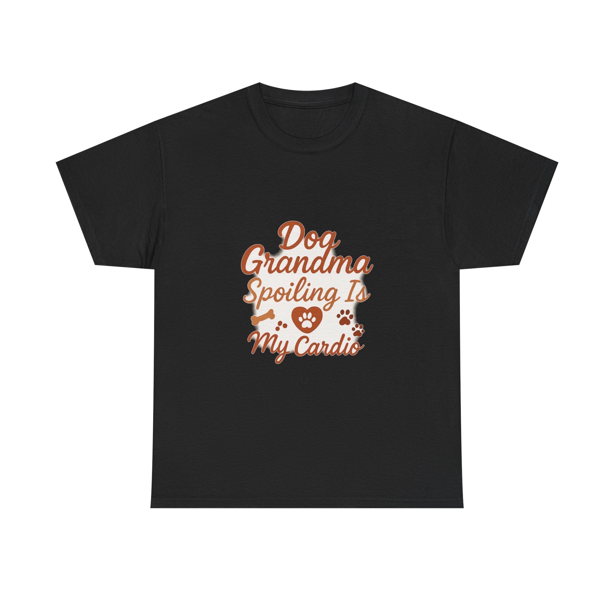 Dog Grandma Spoiling Is My Cardio T-Shirt | Dog Lover Gift | Graphic Tee