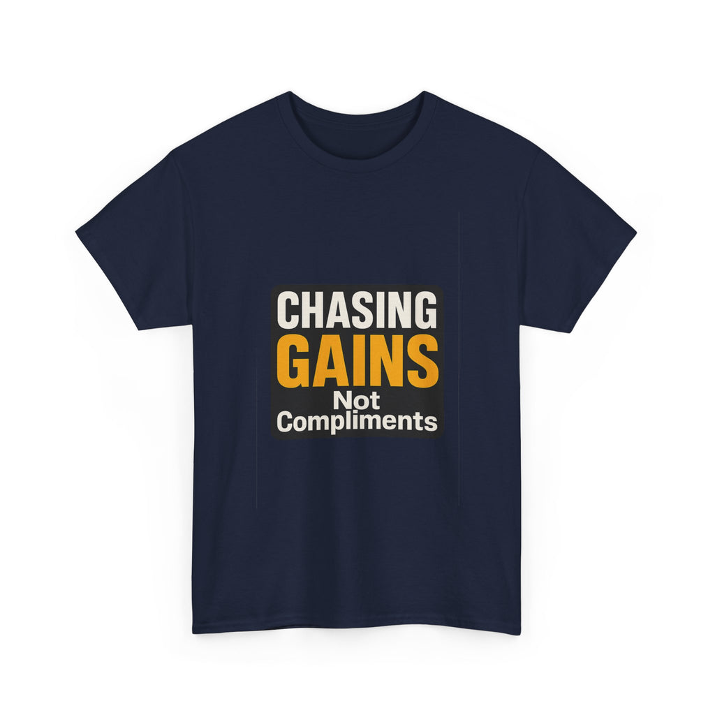 For The Gains Obviously T-Shirt | Funny Gym Motivation | Graphic Tee