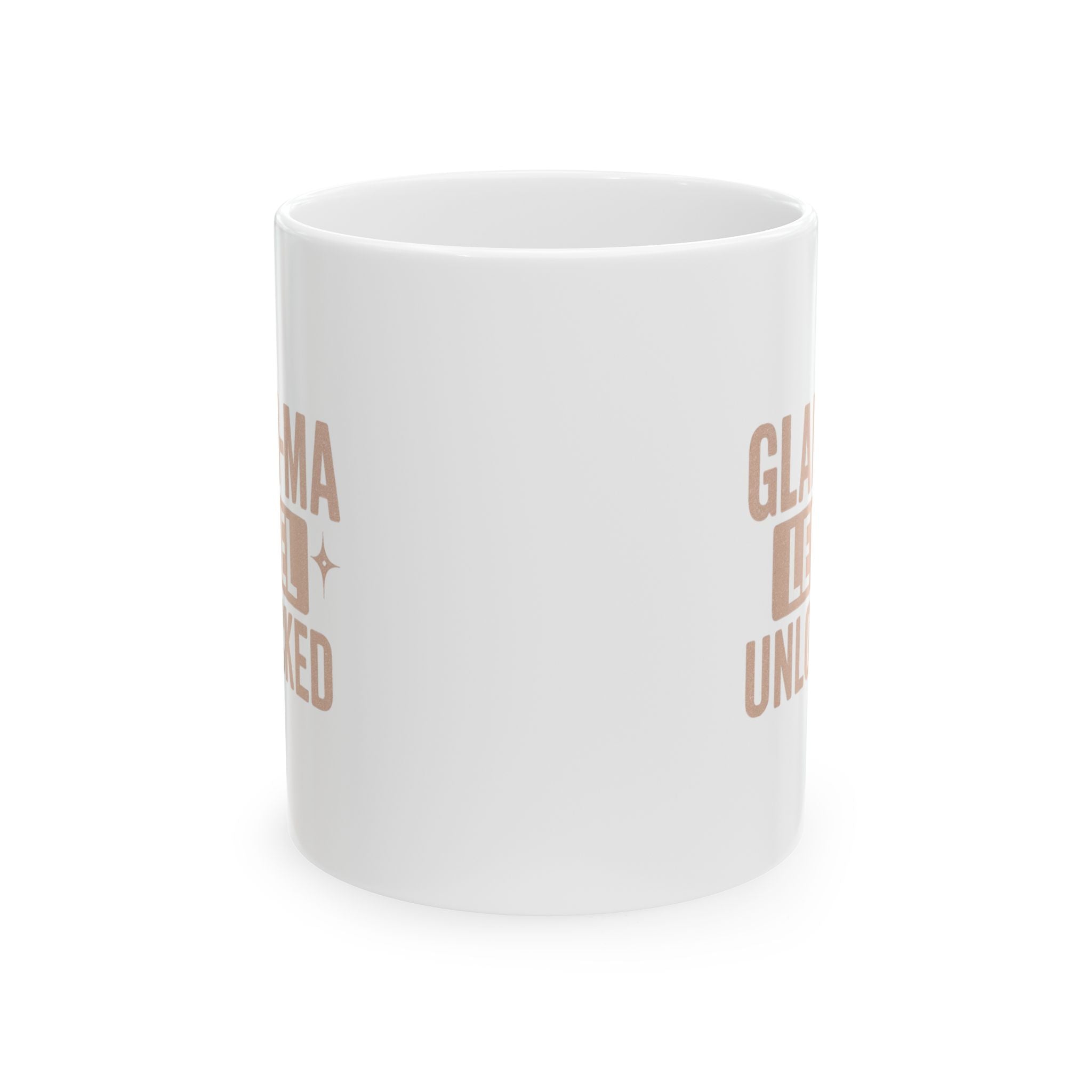 Glam Ma Glamorous Grandmother Level Unlocked Coffee Mug | Unique Gift | Ceramic Mug