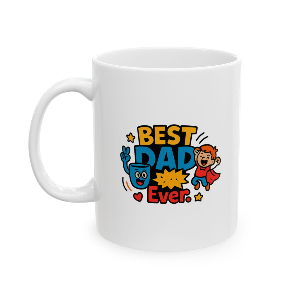 Best Dad In The Galaxy And Beyond Coffee Mug | Funny Dad Gift | Ceramic Mug