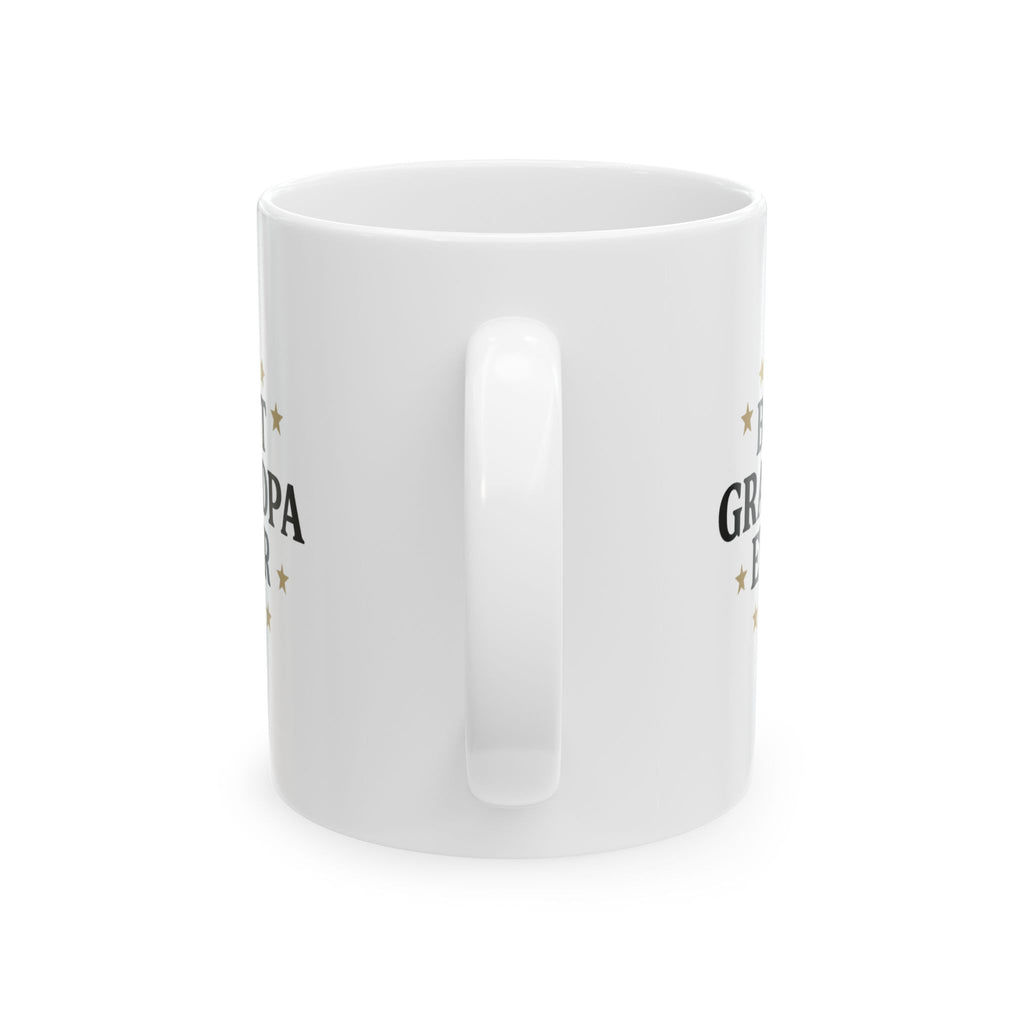 Best Grandpa Ever Stars Coffee Mug | Gift for Grandpa | Ceramic Mug