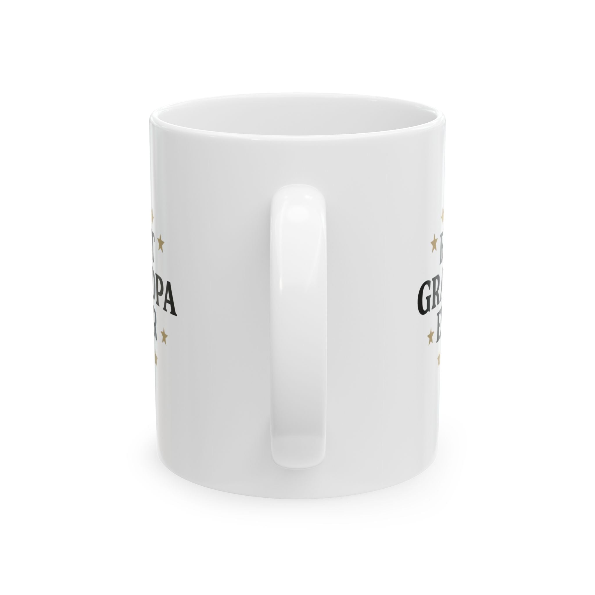 Best Grandpa Ever Stars Coffee Mug | Gift for Grandpa | Ceramic Mug
