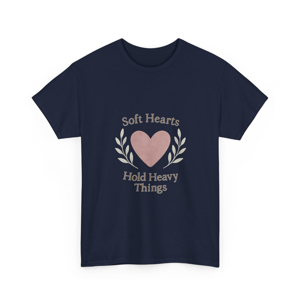 Grief Support Soft Hearts Hold Heavy Things T-Shirt