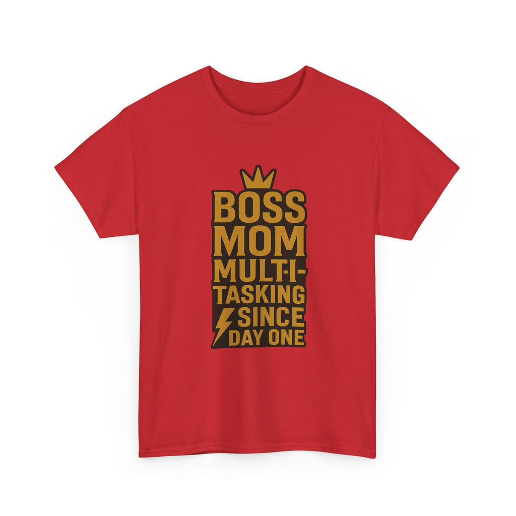 Boss Mom Multitasking Since Day One T-Shirt | Gift for Mom | Graphic Tee