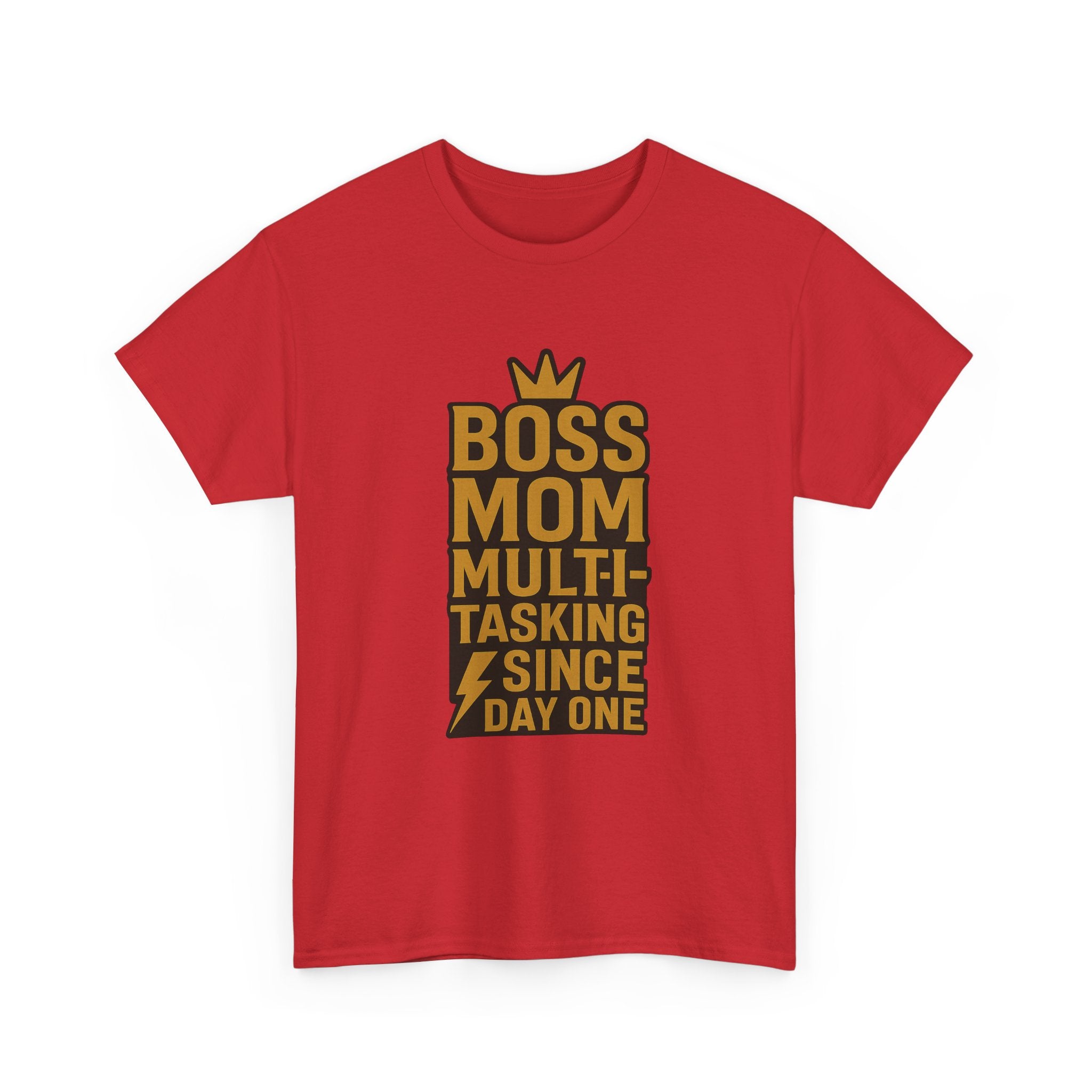 Boss Mom Multitasking Since Day One T-Shirt | Gift for Mom | Graphic Tee