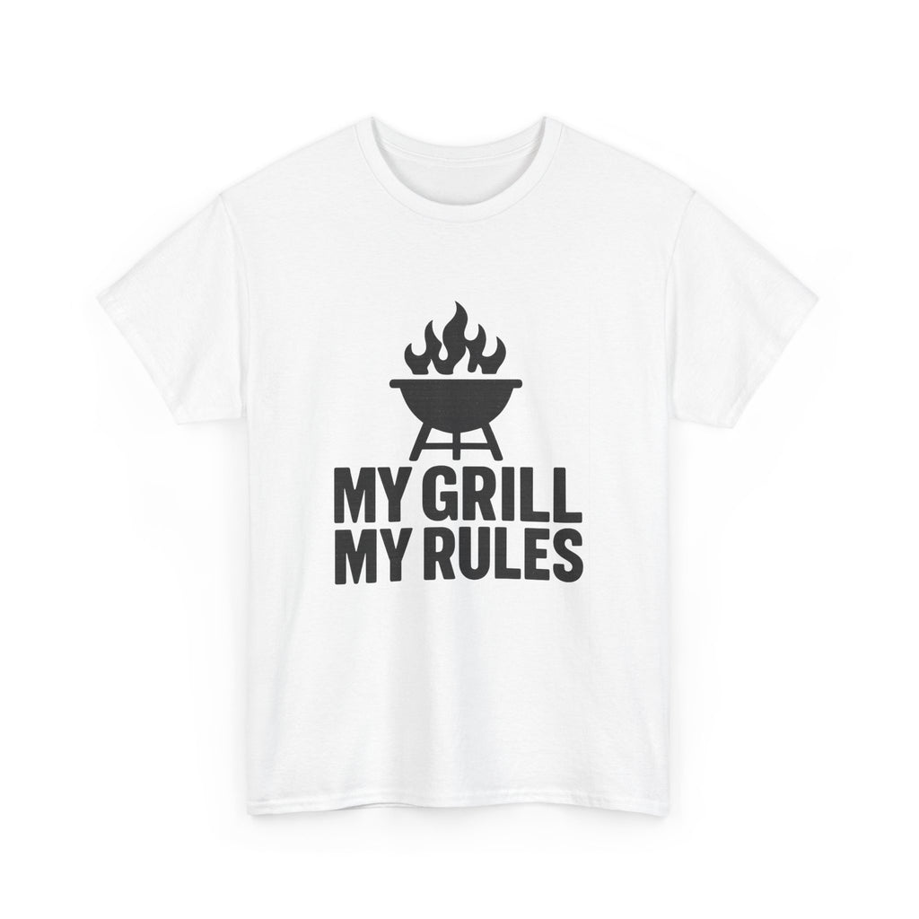 BBQ Rules My Grill My Rules Dad T-Shirt | Gift for Dad | Graphic Tee