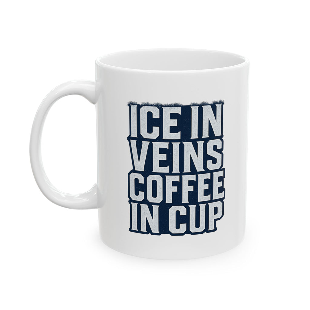 Cold Weather Runner Ice In Veins Coffee In Cup Coffee Mug | Coffee Lover Gift | Ceramic Mug
