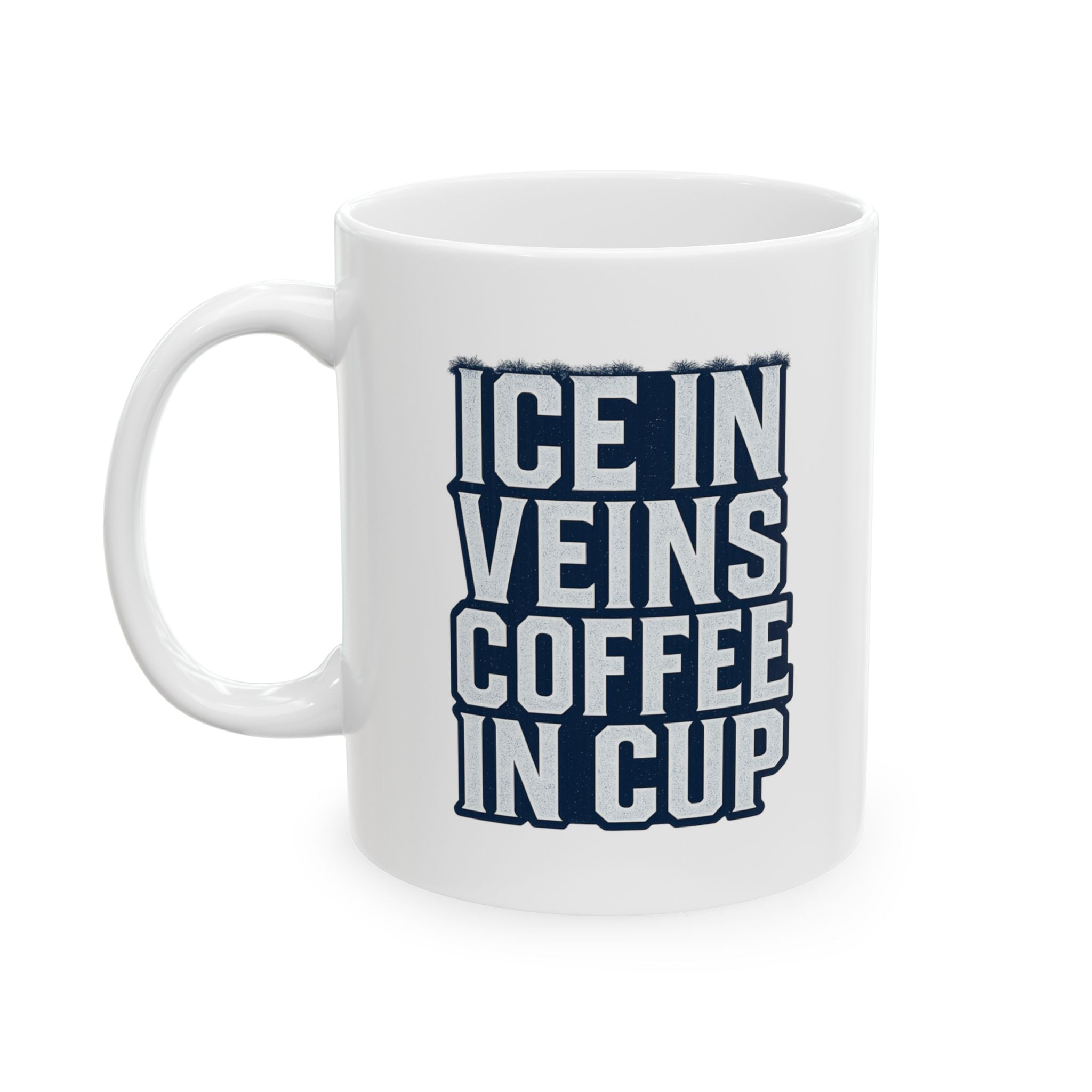 Cold Weather Runner Ice In Veins Coffee In Cup Coffee Mug | Coffee Lover Gift | Ceramic Mug
